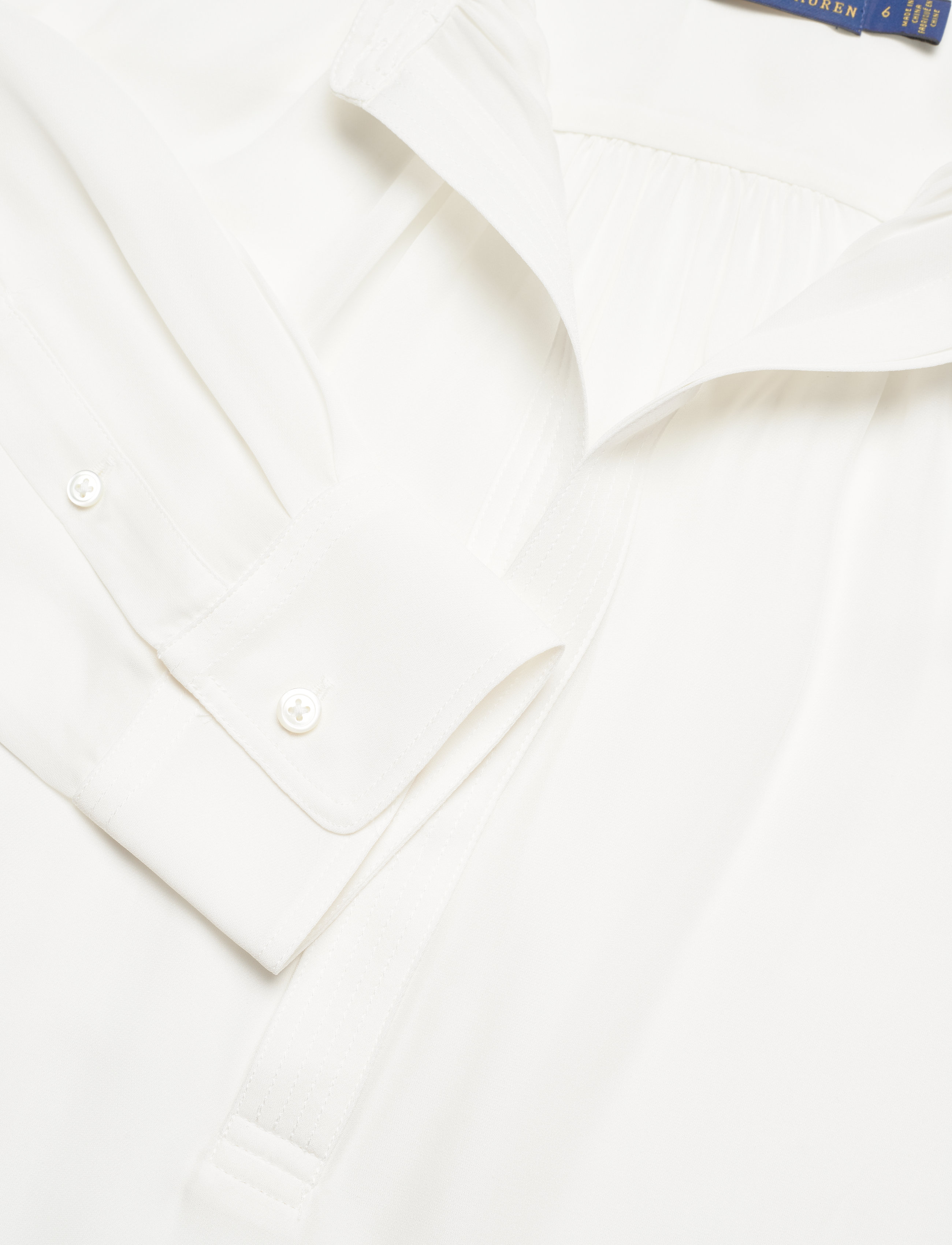 Polo Ralph Lauren - Silk-Blend Blouse - trophy cream - 2