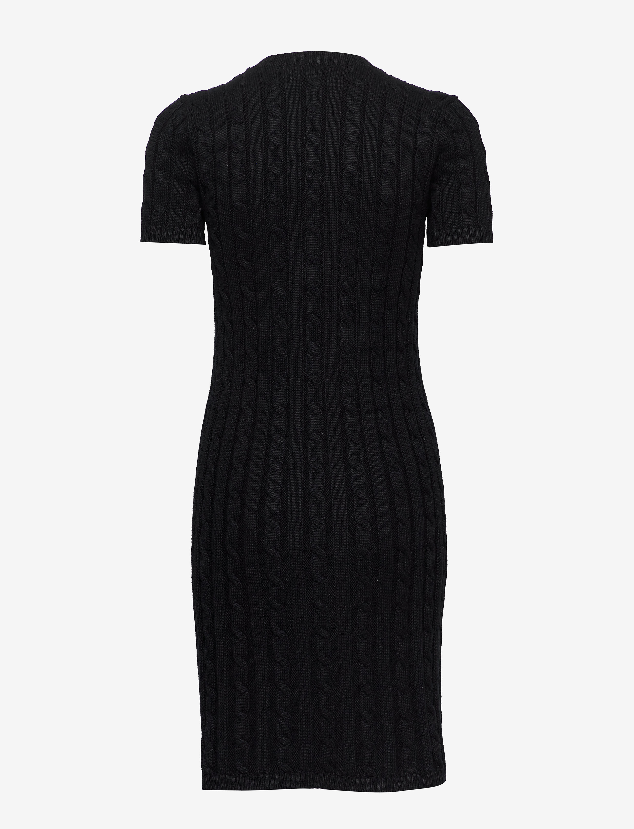 Polo Ralph Lauren - Cable-Knit Cotton Dress - polo black - 1