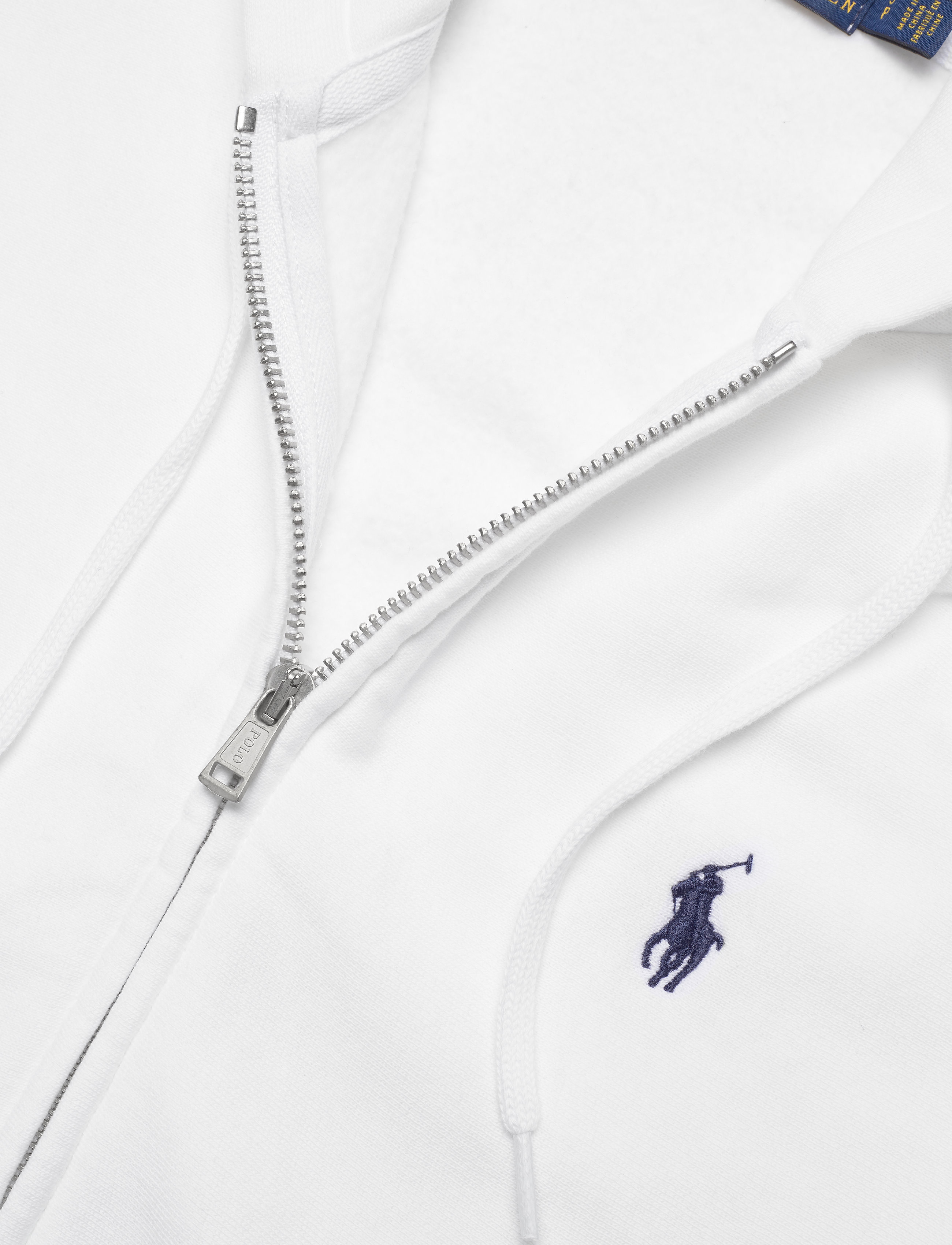 Polo Ralph Lauren - Fleece Full-Zip Hoodie - sweatshirts & hoodies - white - 2