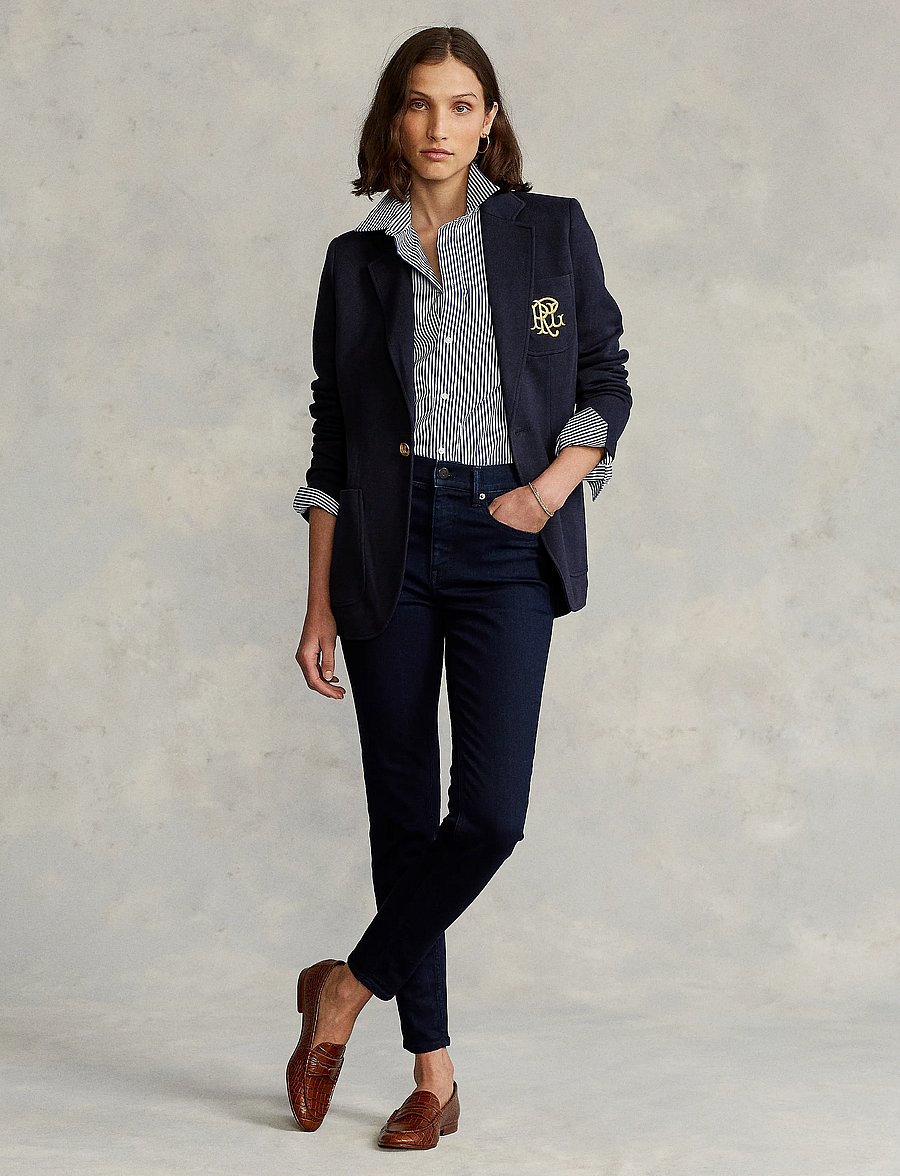 Polo Ralph Lauren - Double-Knit Jacquard Blazer - einreihige blazer - park avenue navy - 5