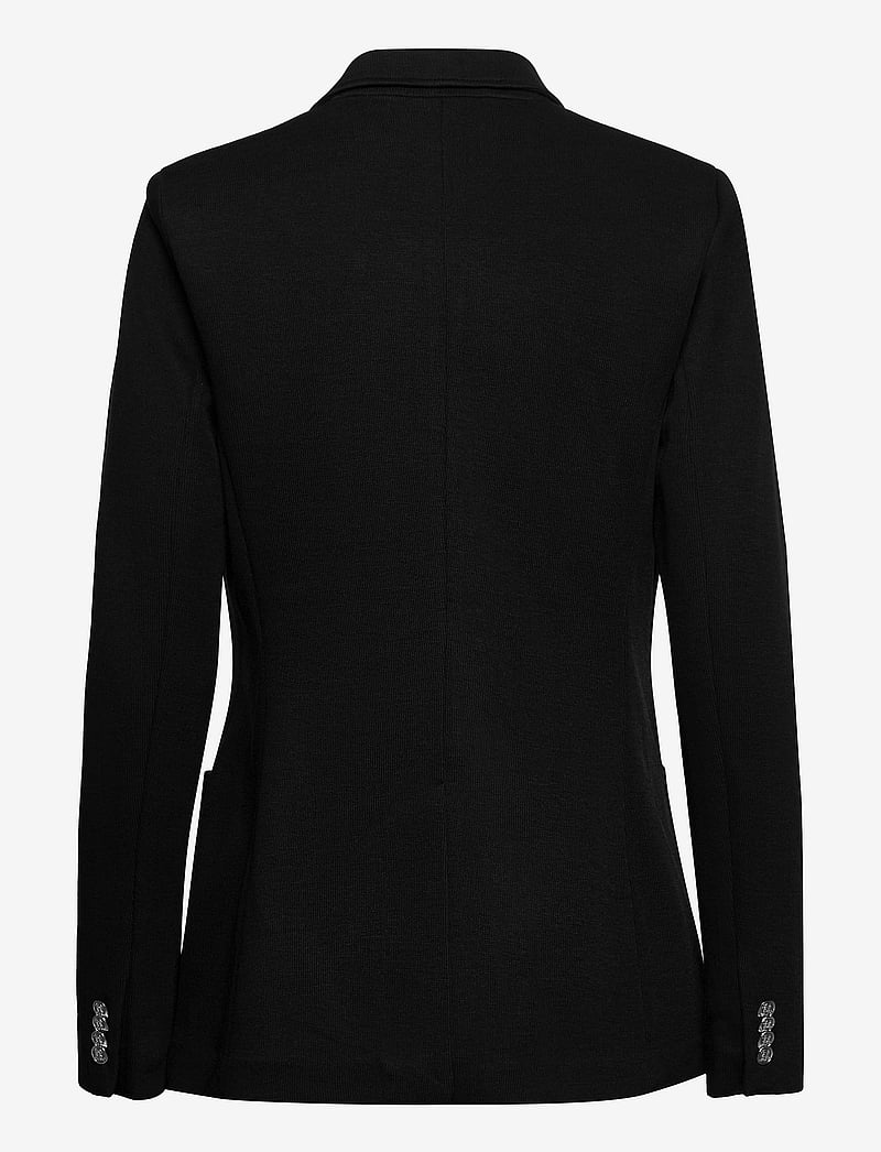 Polo Ralph Lauren - Double-Knit Jacquard Blazer - enkelknäppta kavajer - polo black - 2