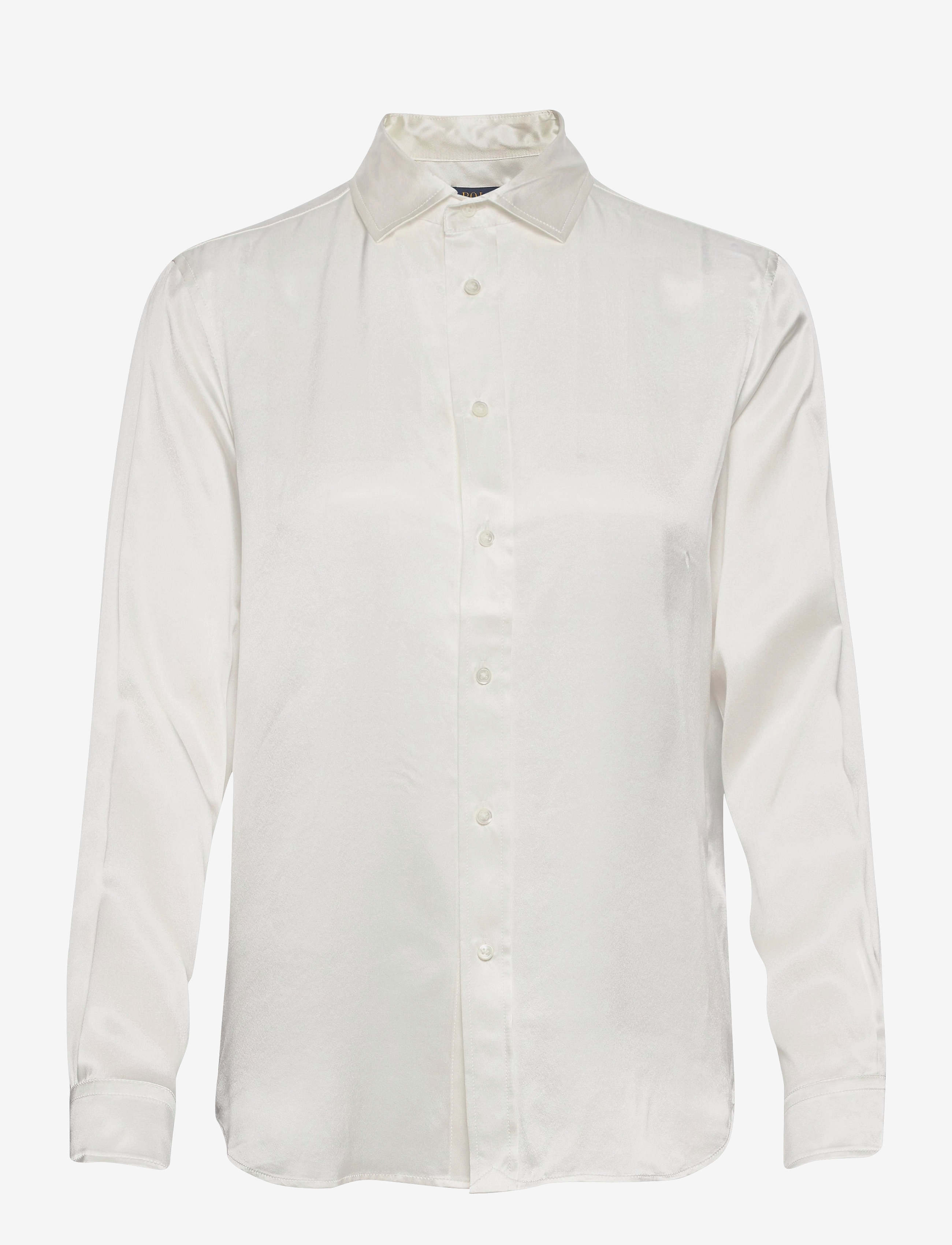 Polo Ralph Lauren - Silk Charmeuse Shirt - trophy cream - 1