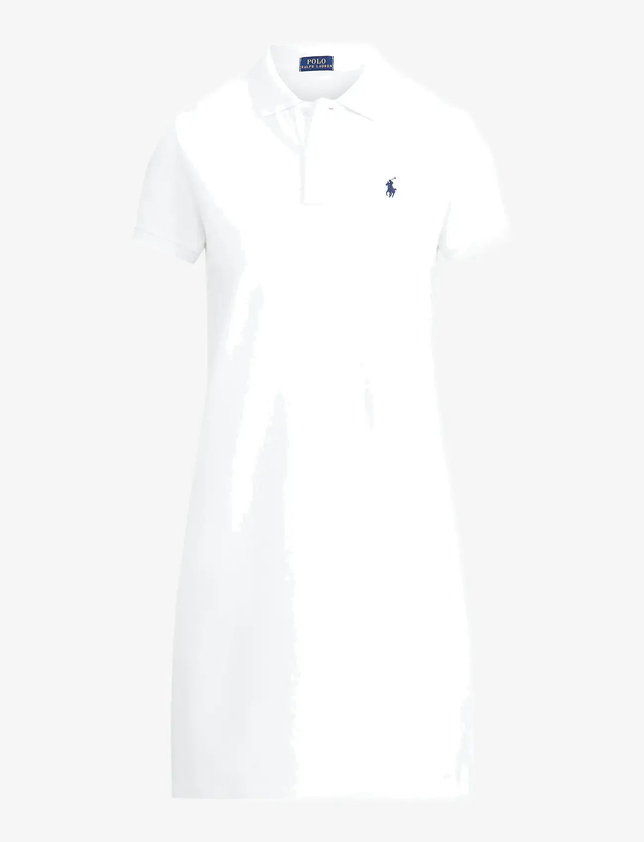 Polo Ralph Lauren - Cotton Mesh Polo Dress - vabaaja kleidid - white/c7916 - 1