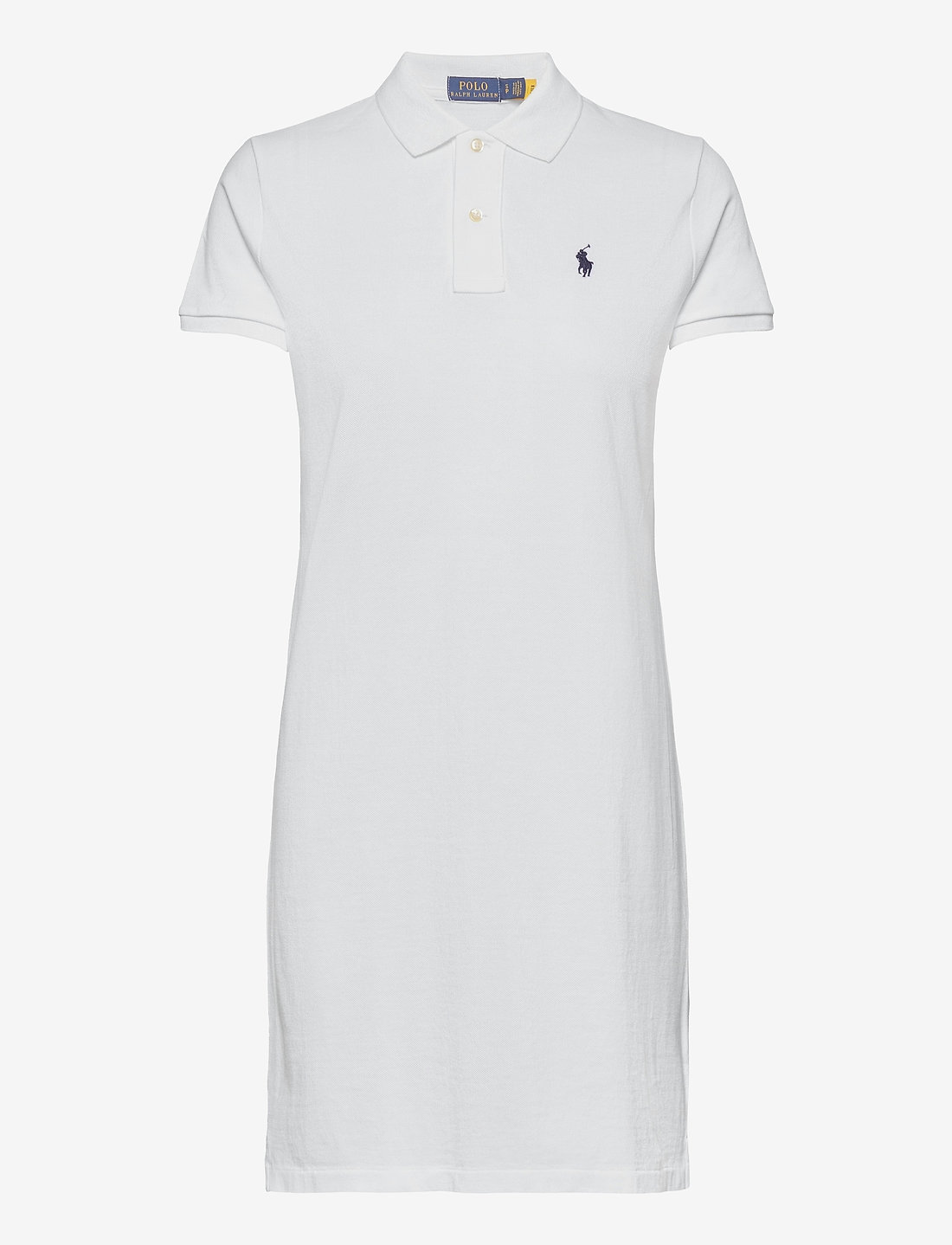 Cotton Mesh Polo Dress