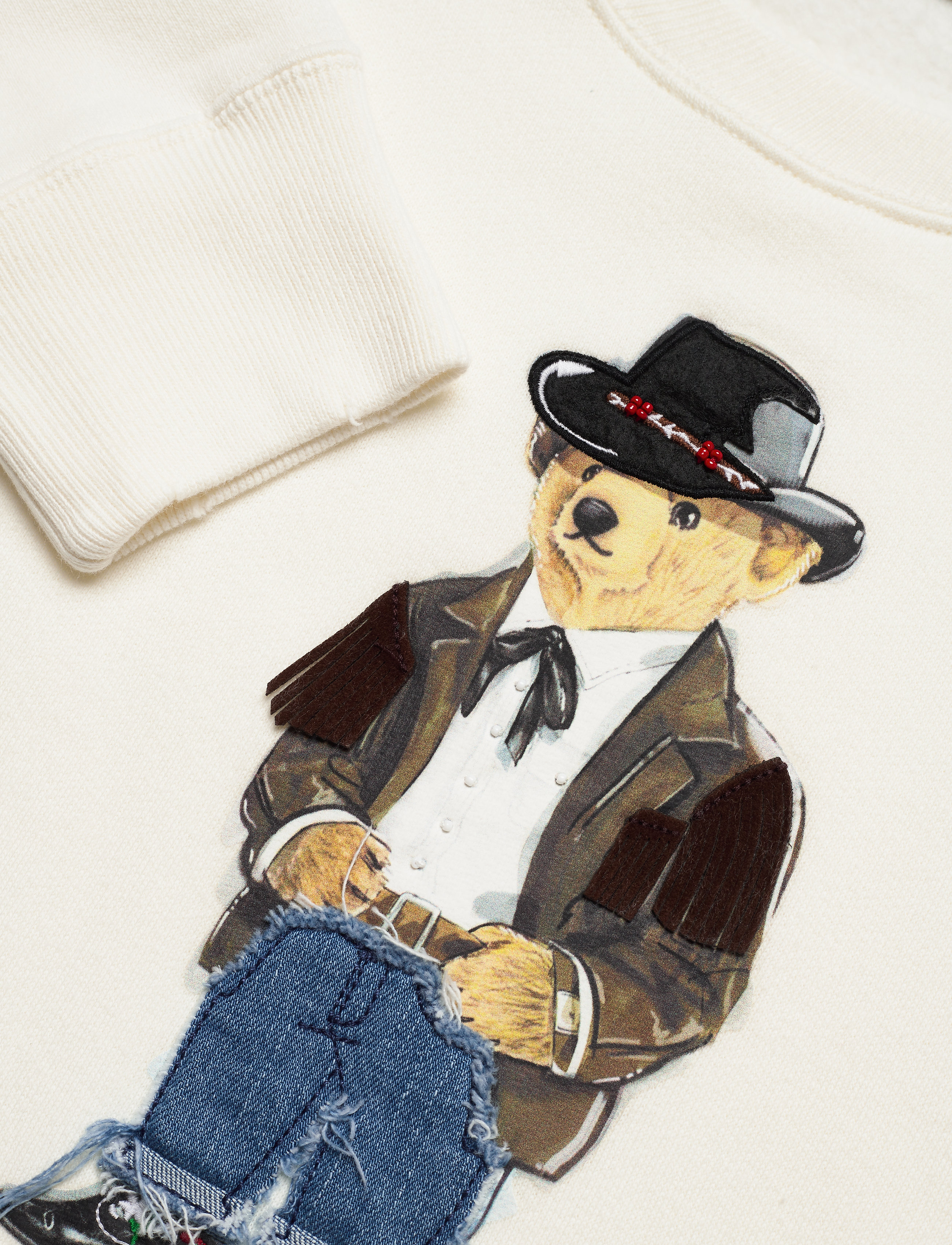Polo Ralph Lauren - Cowboy Polo Bear Sweatshirt - nevis - 2