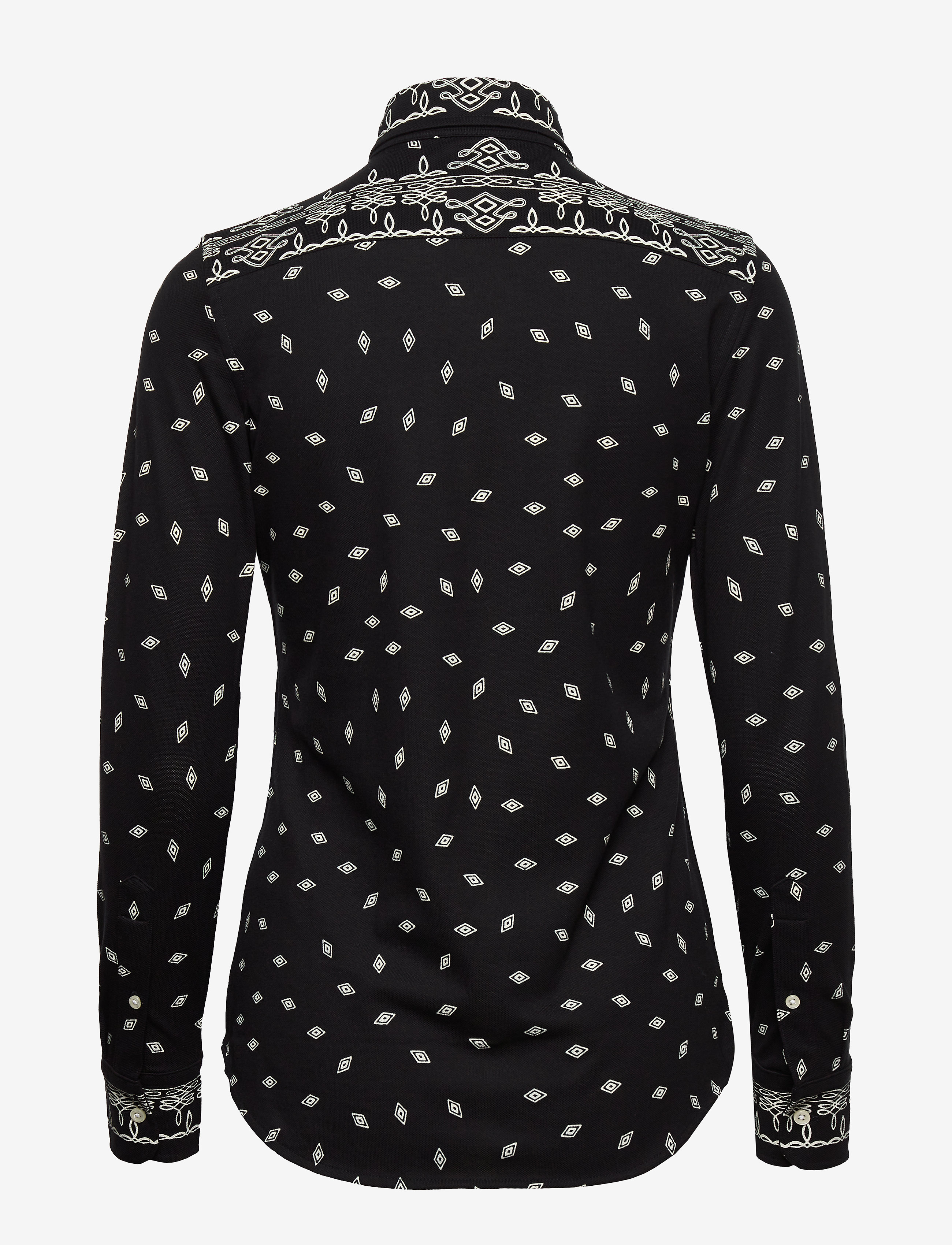 Polo Ralph Lauren - Bandanna-Print Cotton Shirt - new classic black - 1
