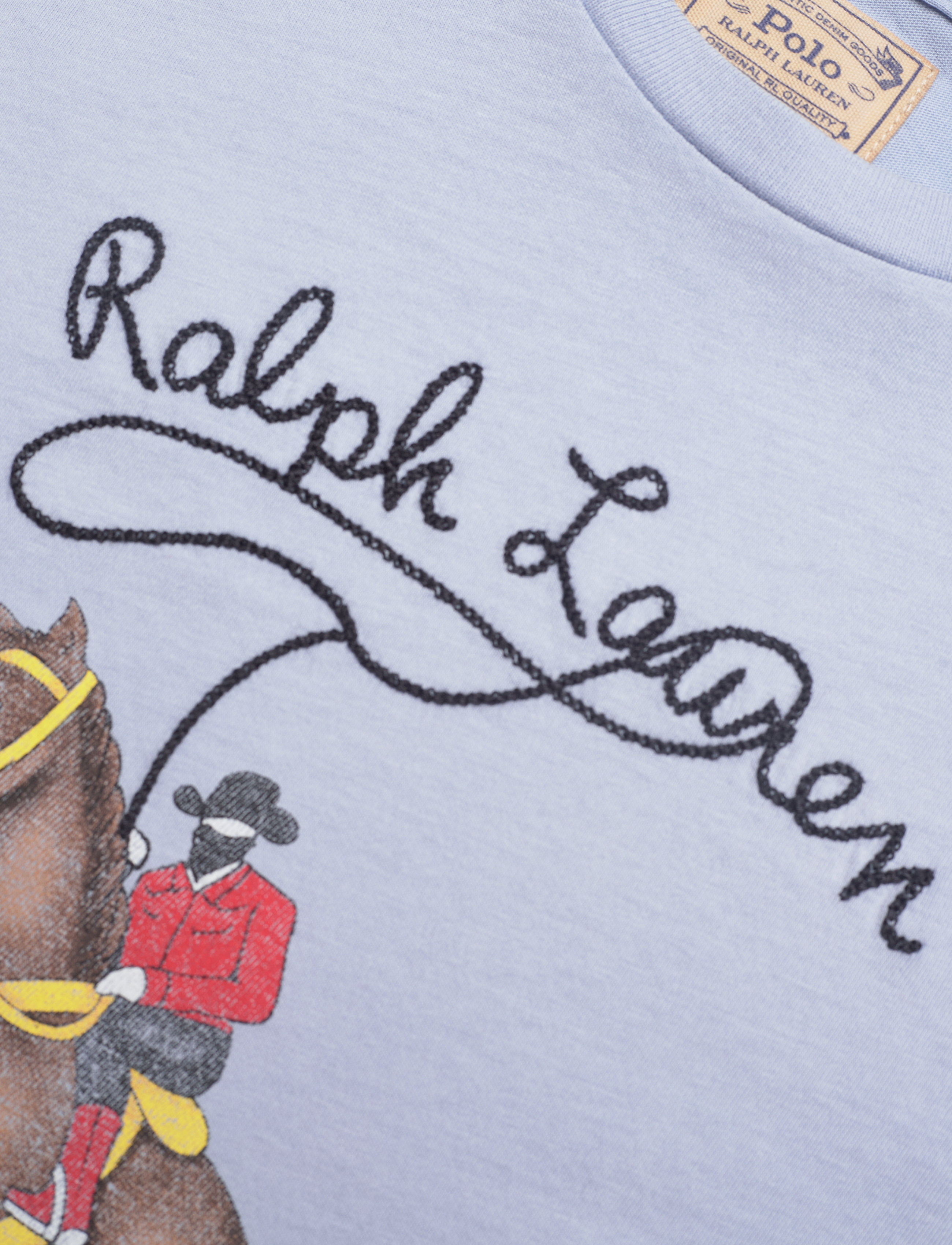 Polo Ralph Lauren - Cowboy Graphic Cotton Tee - estate blue - 3