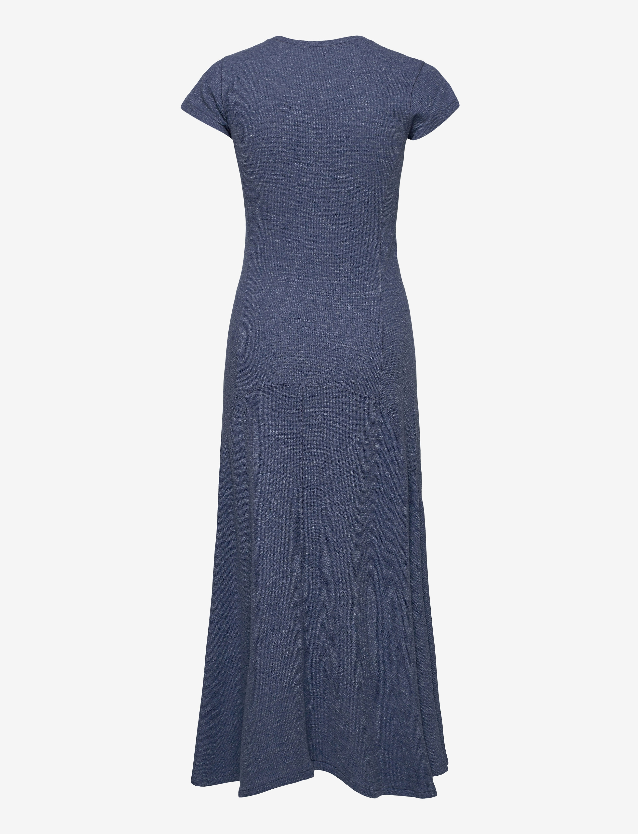 Polo Ralph Lauren - Cap-Sleeve Henley Dress - river blue heathe - 2