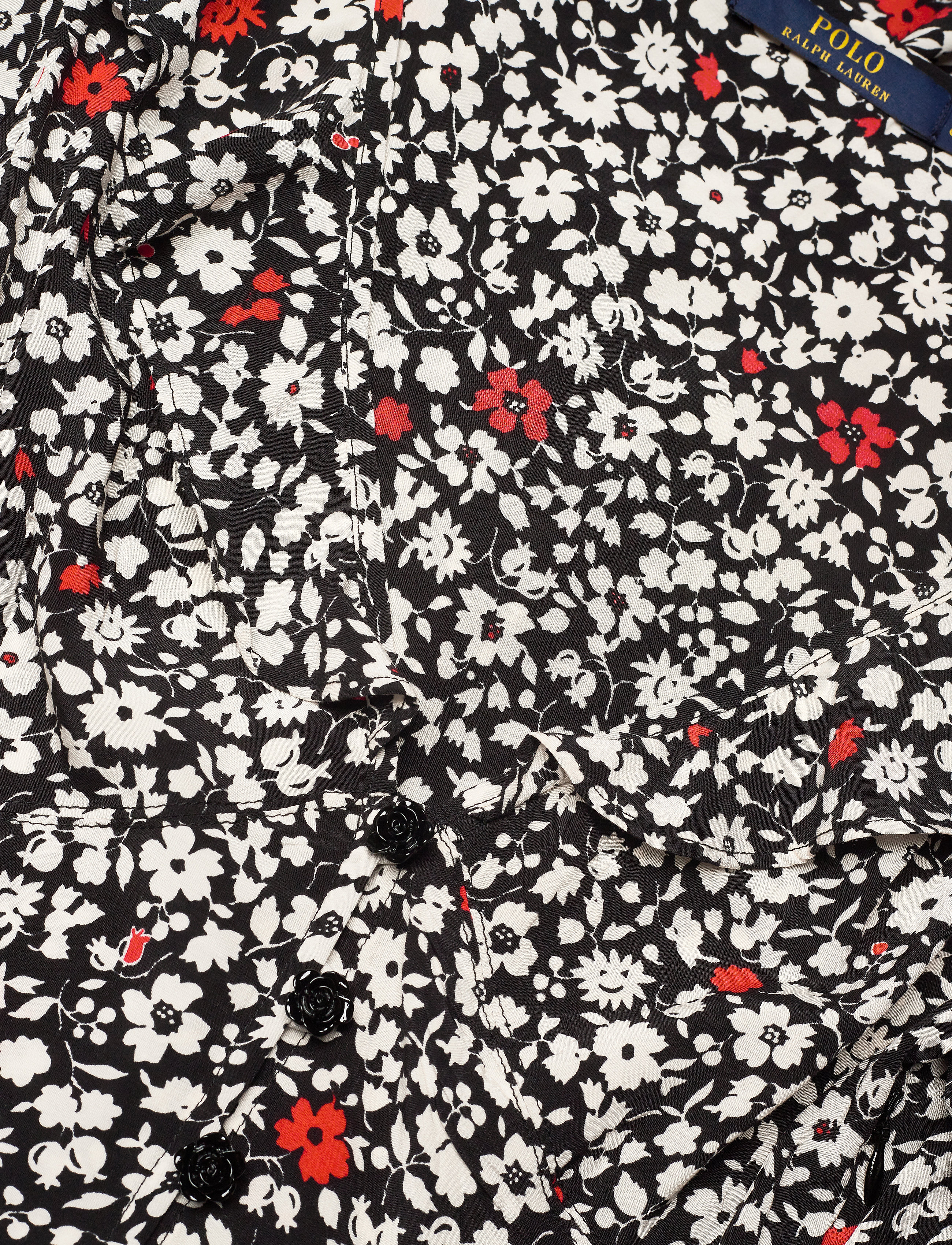 Polo Ralph Lauren - Floral Crepe Dress - 749 poppy field f - 3