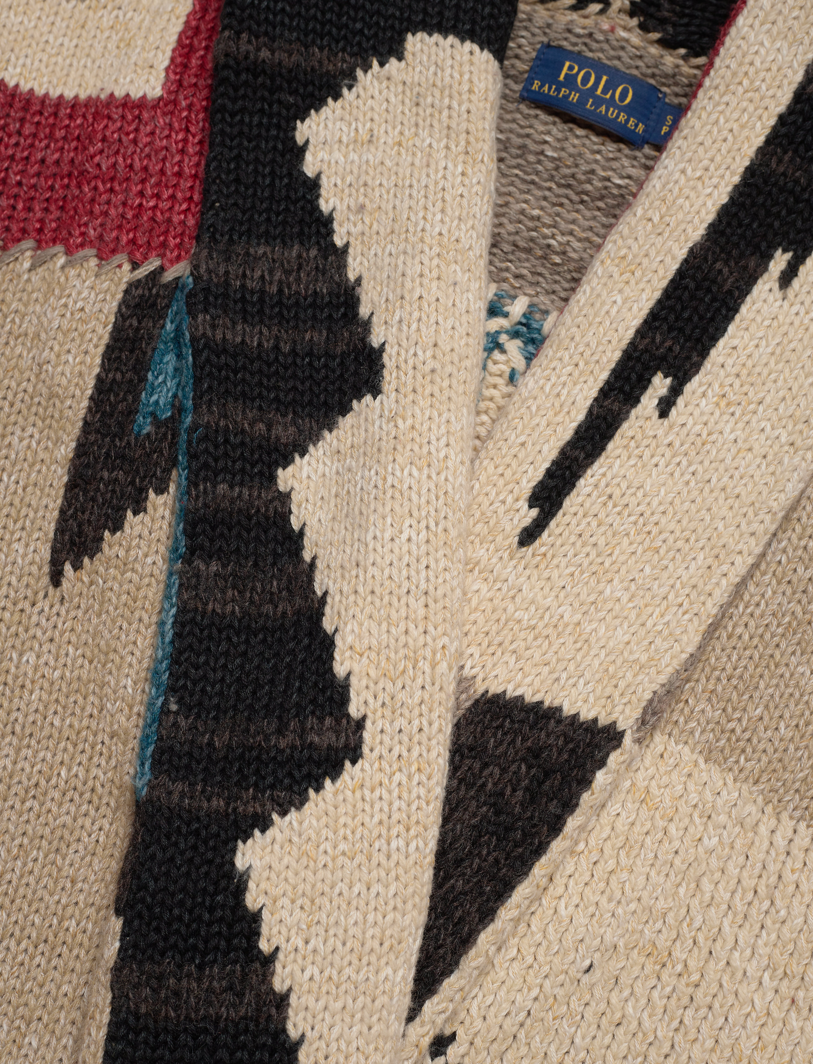 Polo Ralph Lauren - Patchwork Shawl Cardigan - multi - 3