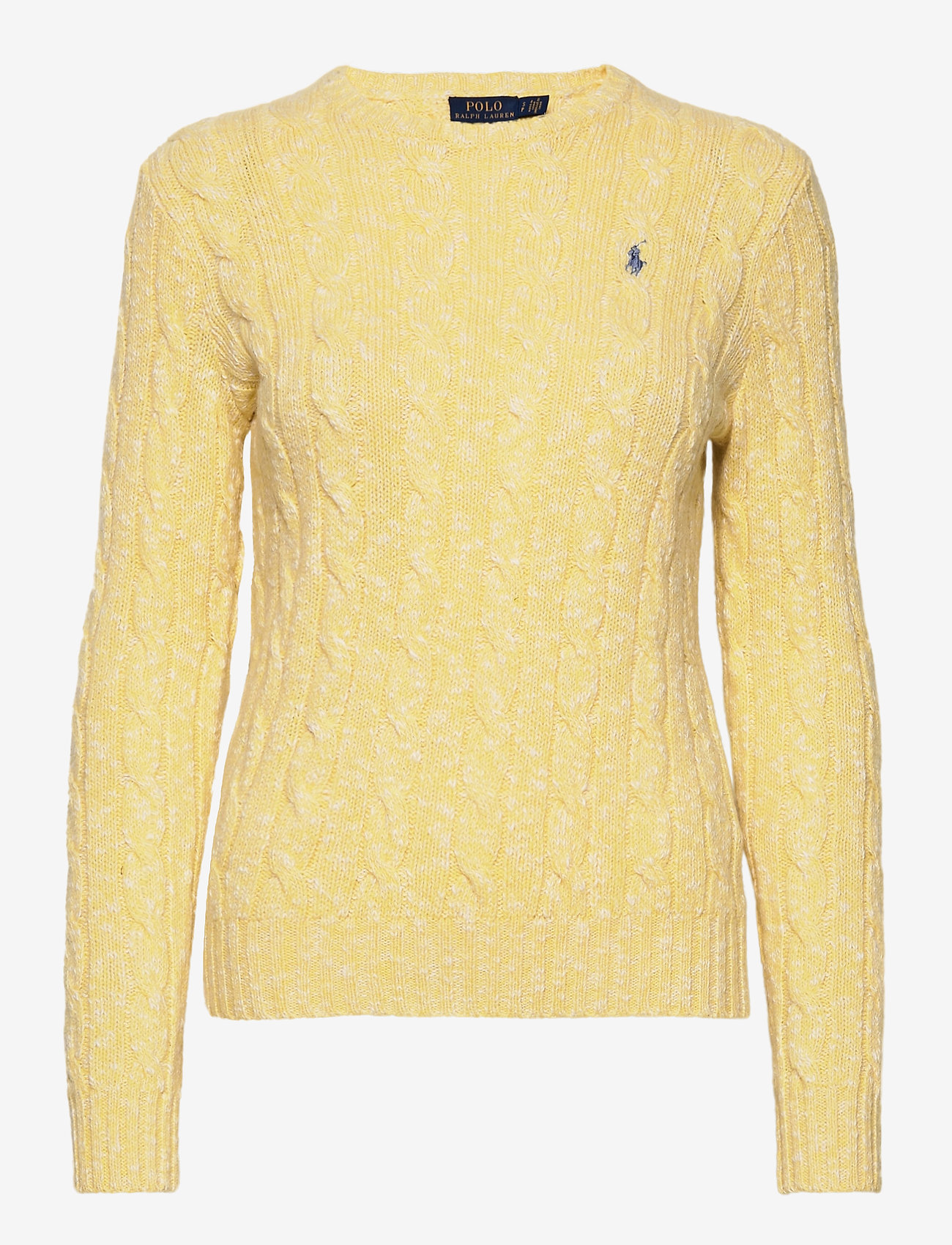 Polo Ralph Lauren - Cable-Knit Wool-Blend Sweater - light yellow ragg - 0