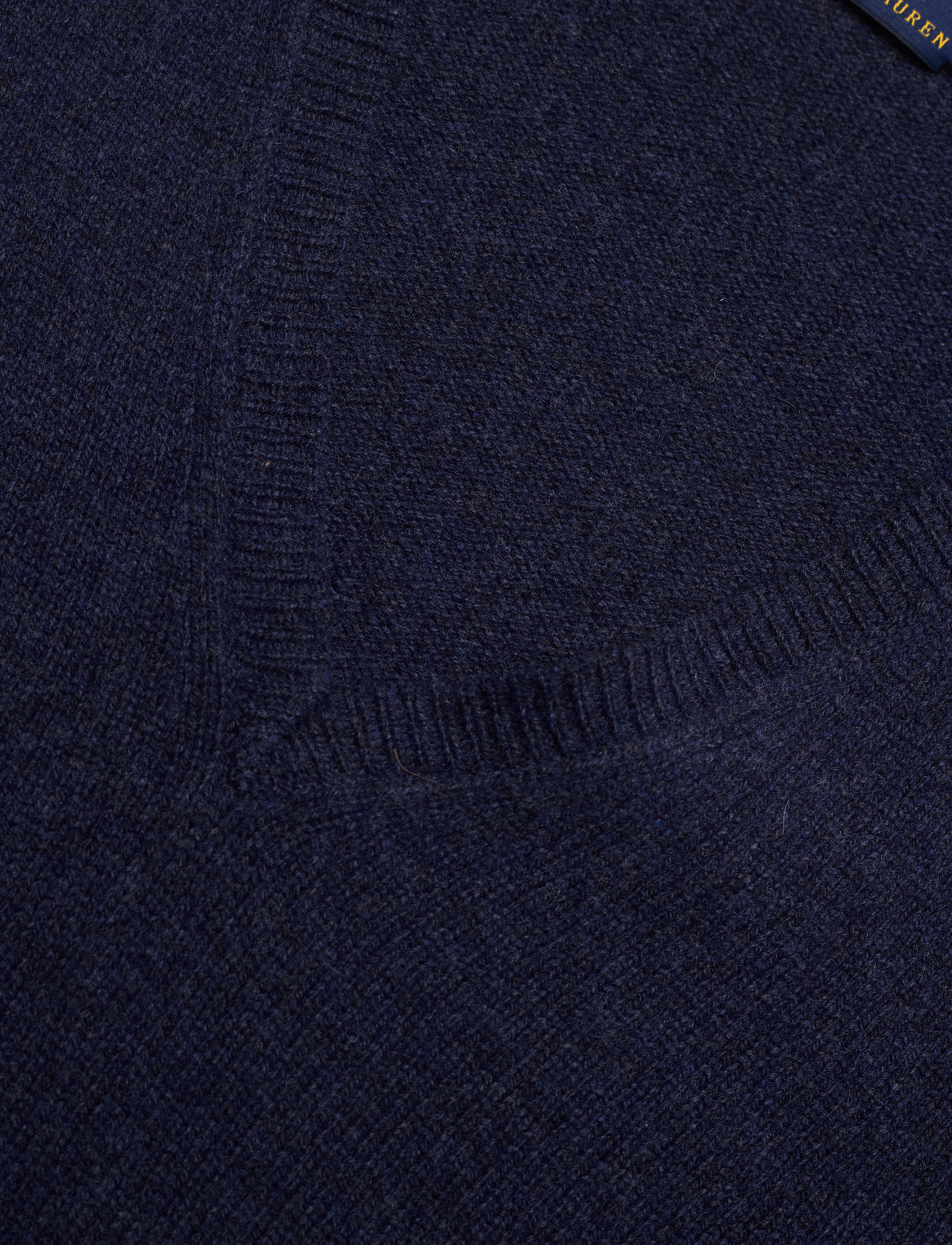 Polo Ralph Lauren - Wool-Blend V-Neck Sweater - boathouse navy he - 2
