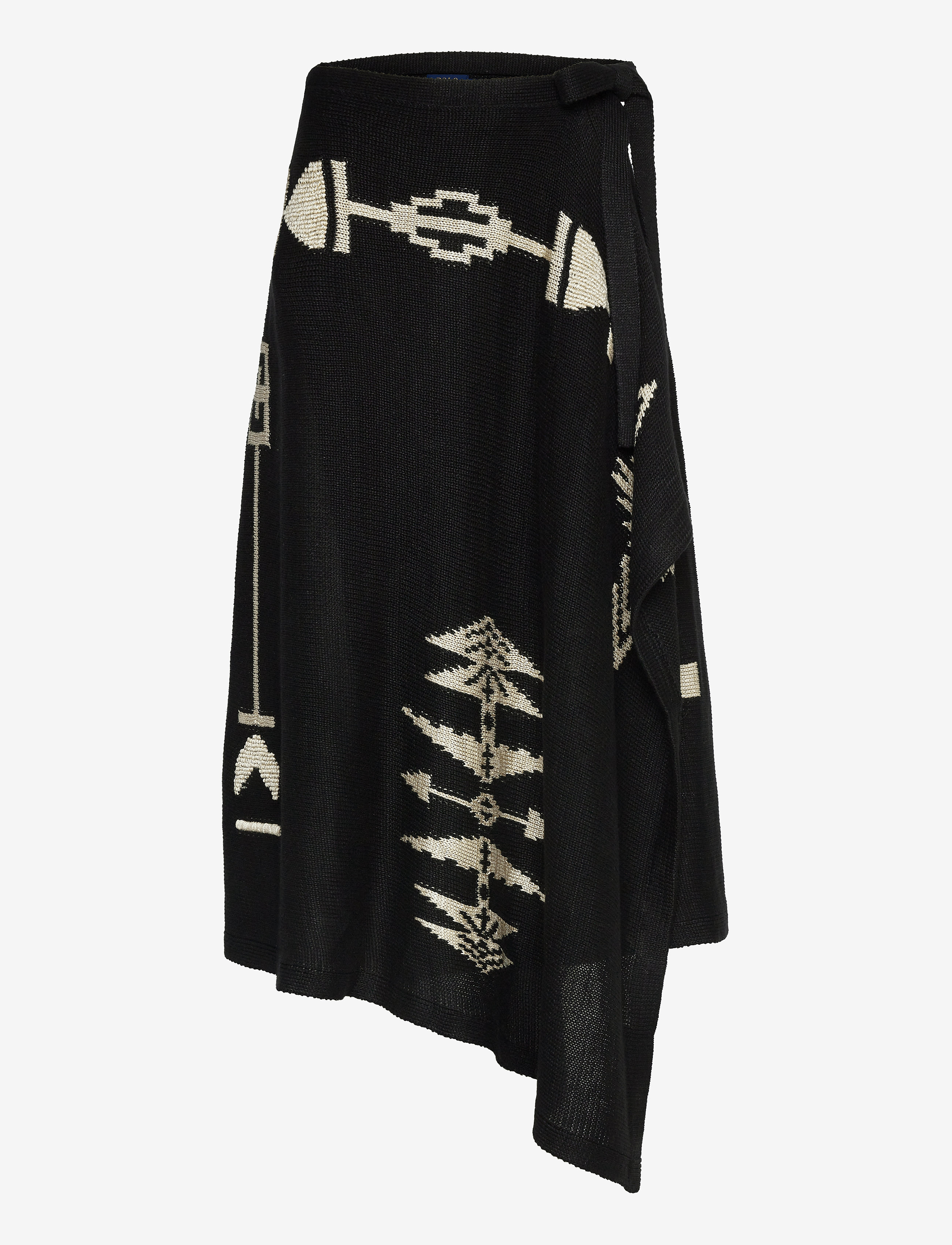 Polo Ralph Lauren - Print Wrap Skirt - black/cream multi - 1