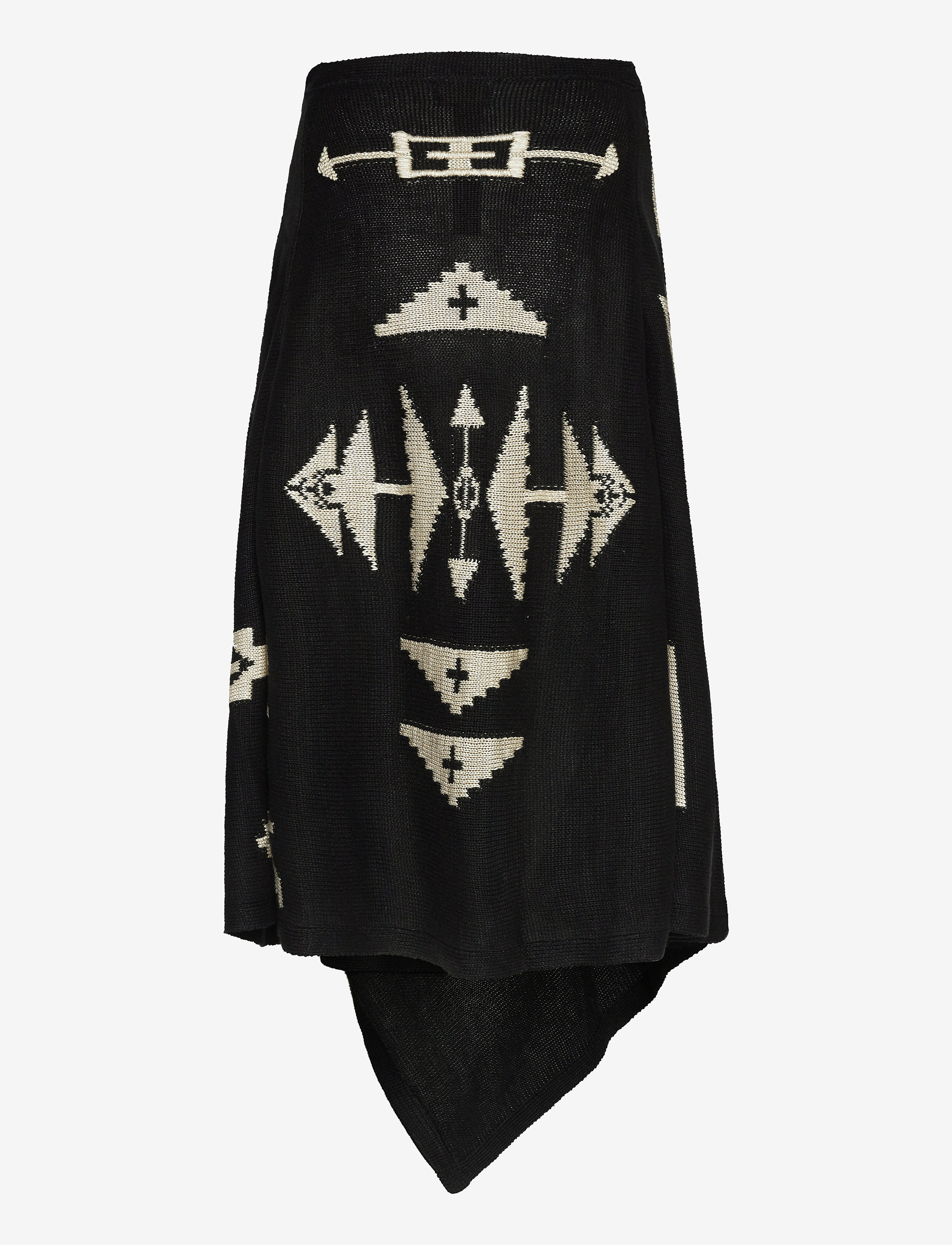 Polo Ralph Lauren - Print Wrap Skirt - black/cream multi - 2