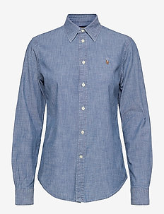 Straight Fit Cotton Chambray Shirt, Polo Ralph Lauren