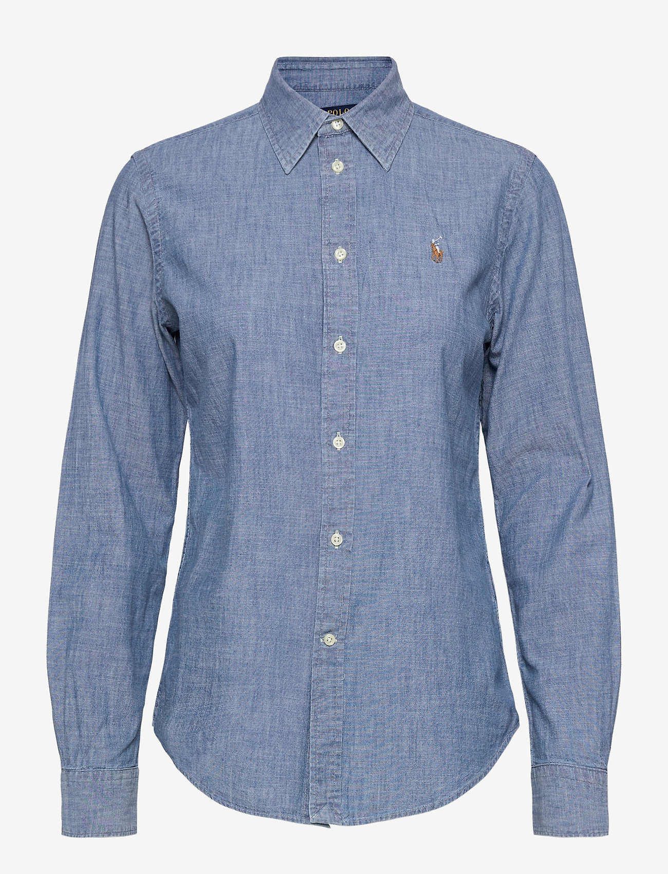Polo Ralph Lauren - Straight Fit Cotton Chambray Shirt - bsr indigo - 0