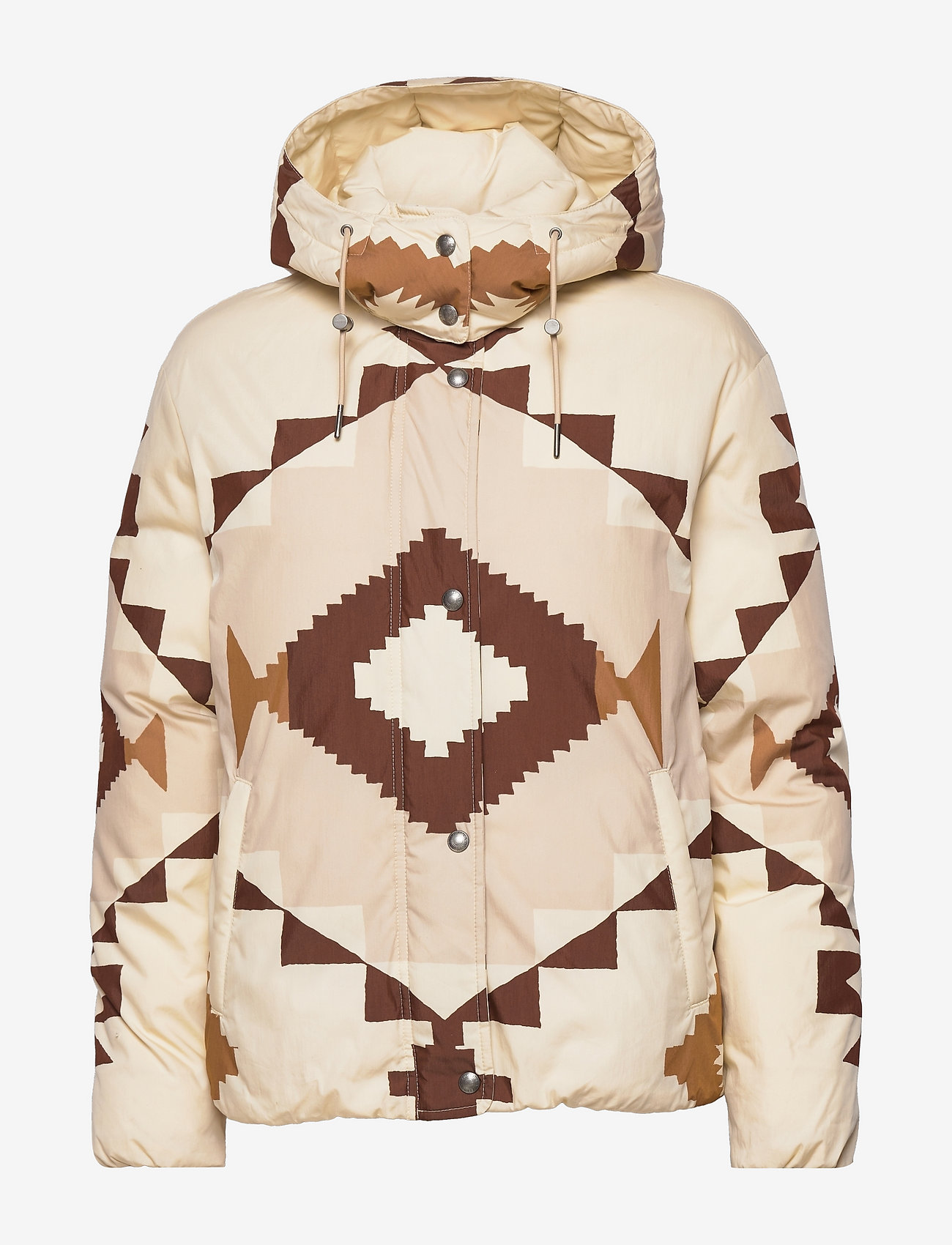 Polo Ralph Lauren - Water-Repellent Print Down Jacket - down- & padded jackets - blanket oyster ba - 0