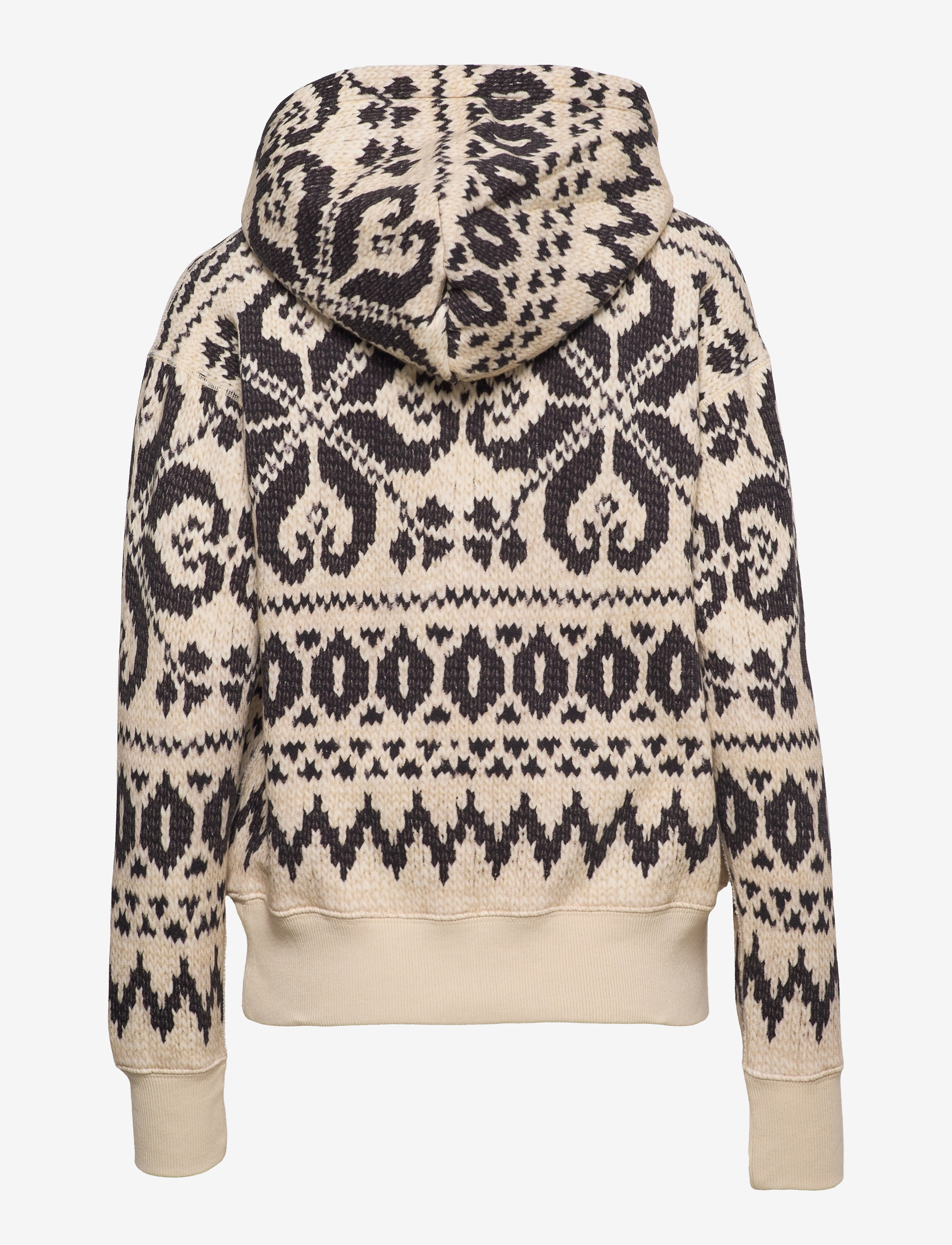 Polo Ralph Lauren - Fair Isle Hooded Sweater - digital cream swe - 1