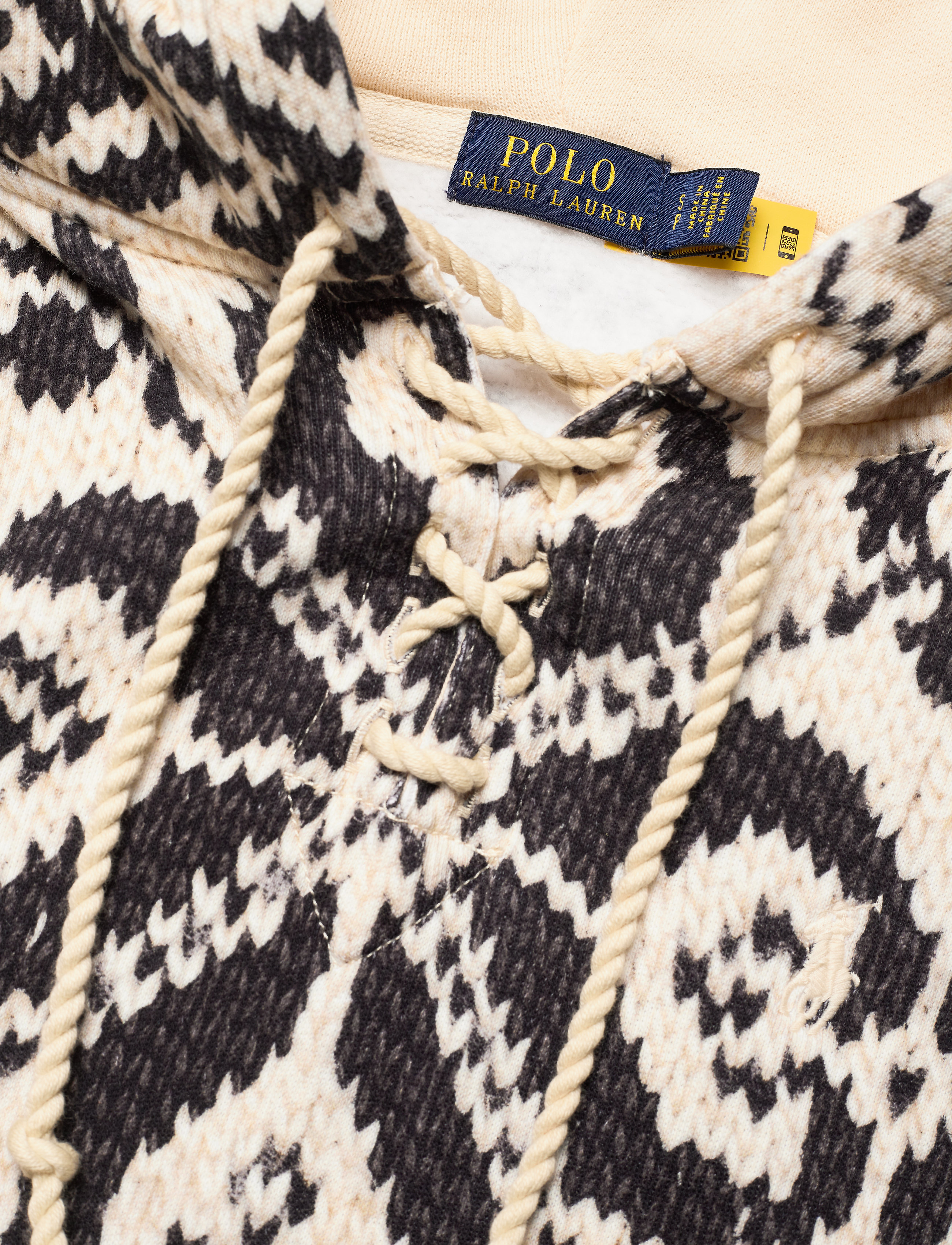 Polo Ralph Lauren - Fair Isle Hooded Sweater - digital cream swe - 2