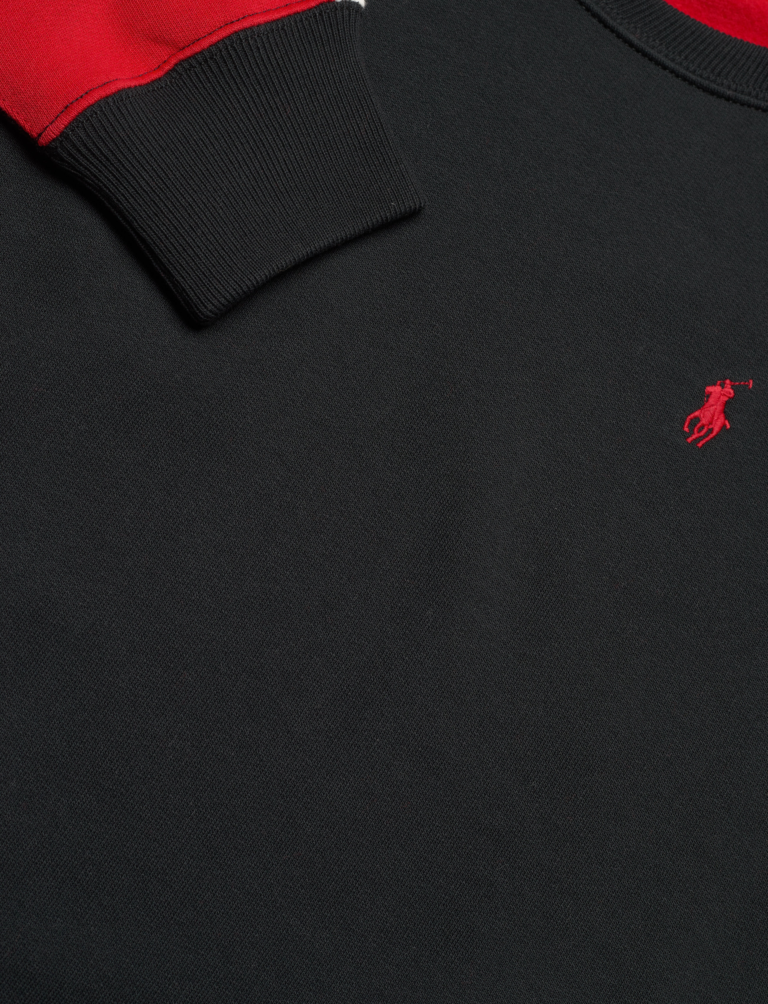 Polo Ralph Lauren - Color-Blocked Fleece Sweatshirt - polo black/rl2000 - 2