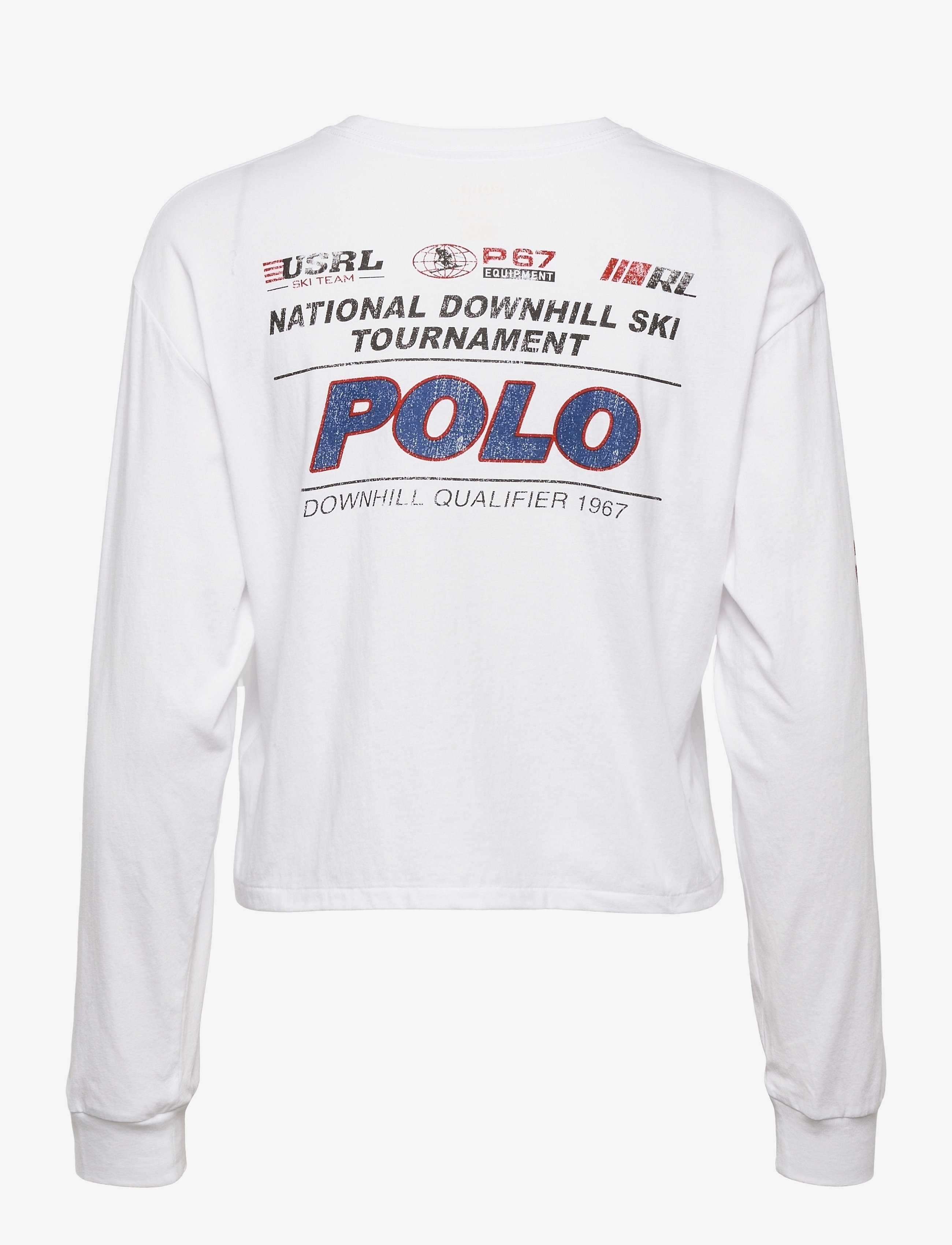 Polo Ralph Lauren - Logo Graphic Long-Sleeve Jersey Tee - white - 1