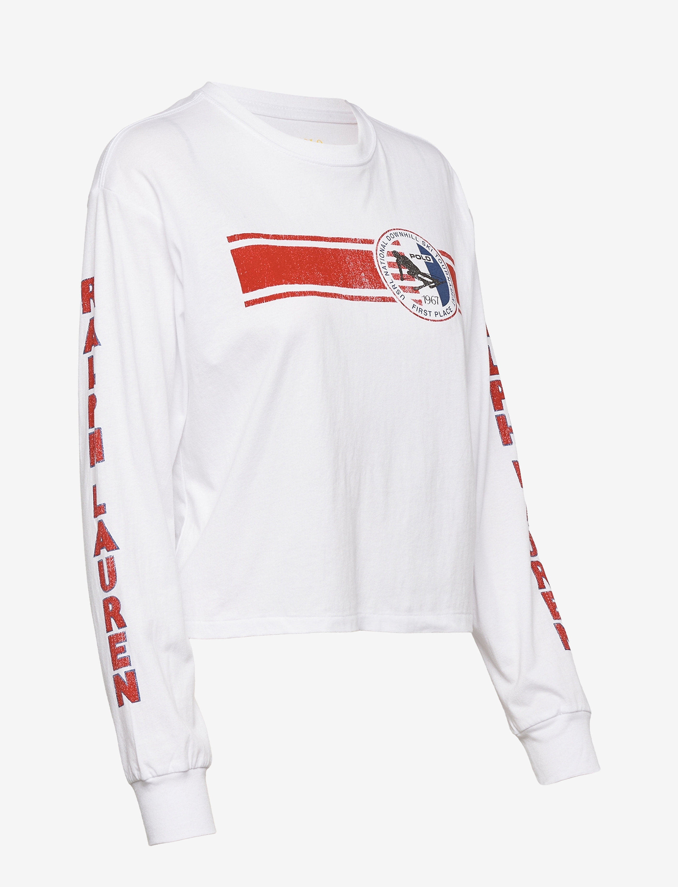 Polo Ralph Lauren - Logo Graphic Long-Sleeve Jersey Tee - white - 3