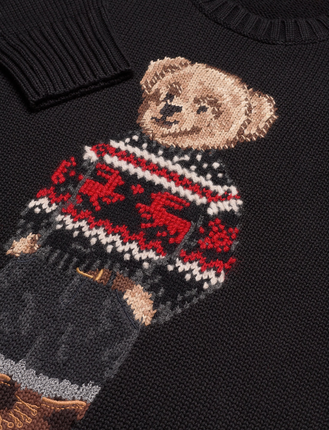 Polo ralph lauren ski bear sweater hot sale
