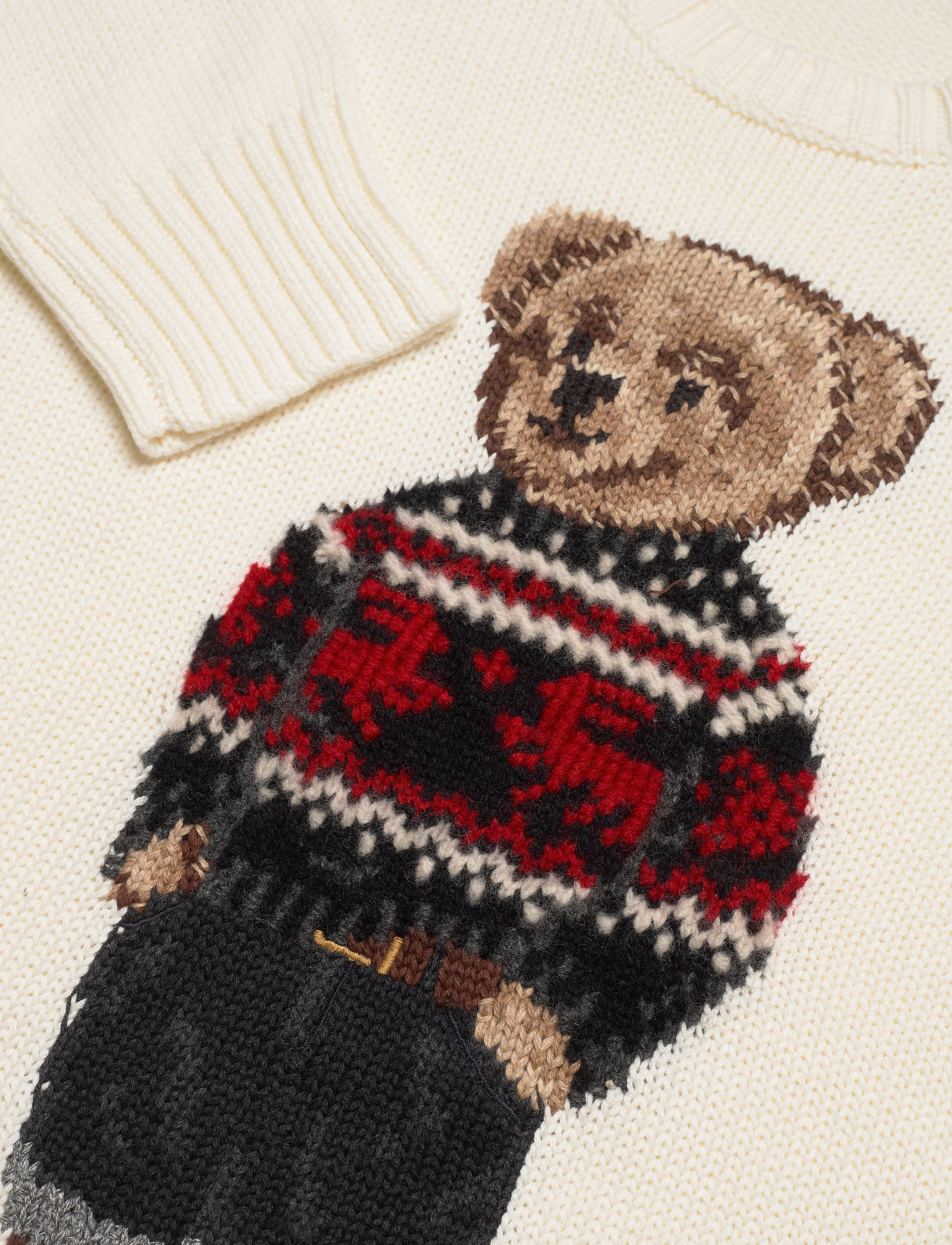Polo Ralph Lauren - Ski Polo Bear Sweater - cream multi - 2