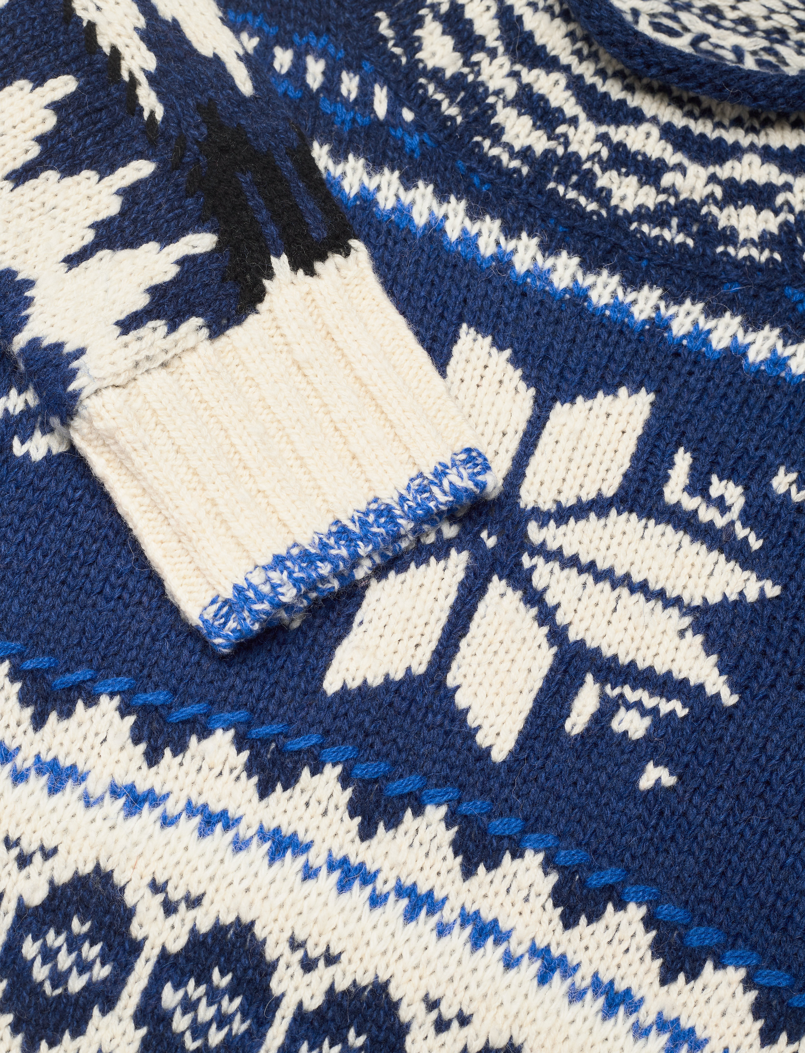 Polo Ralph Lauren - Fair Isle Turtleneck Sweater - cream blue multi - 2