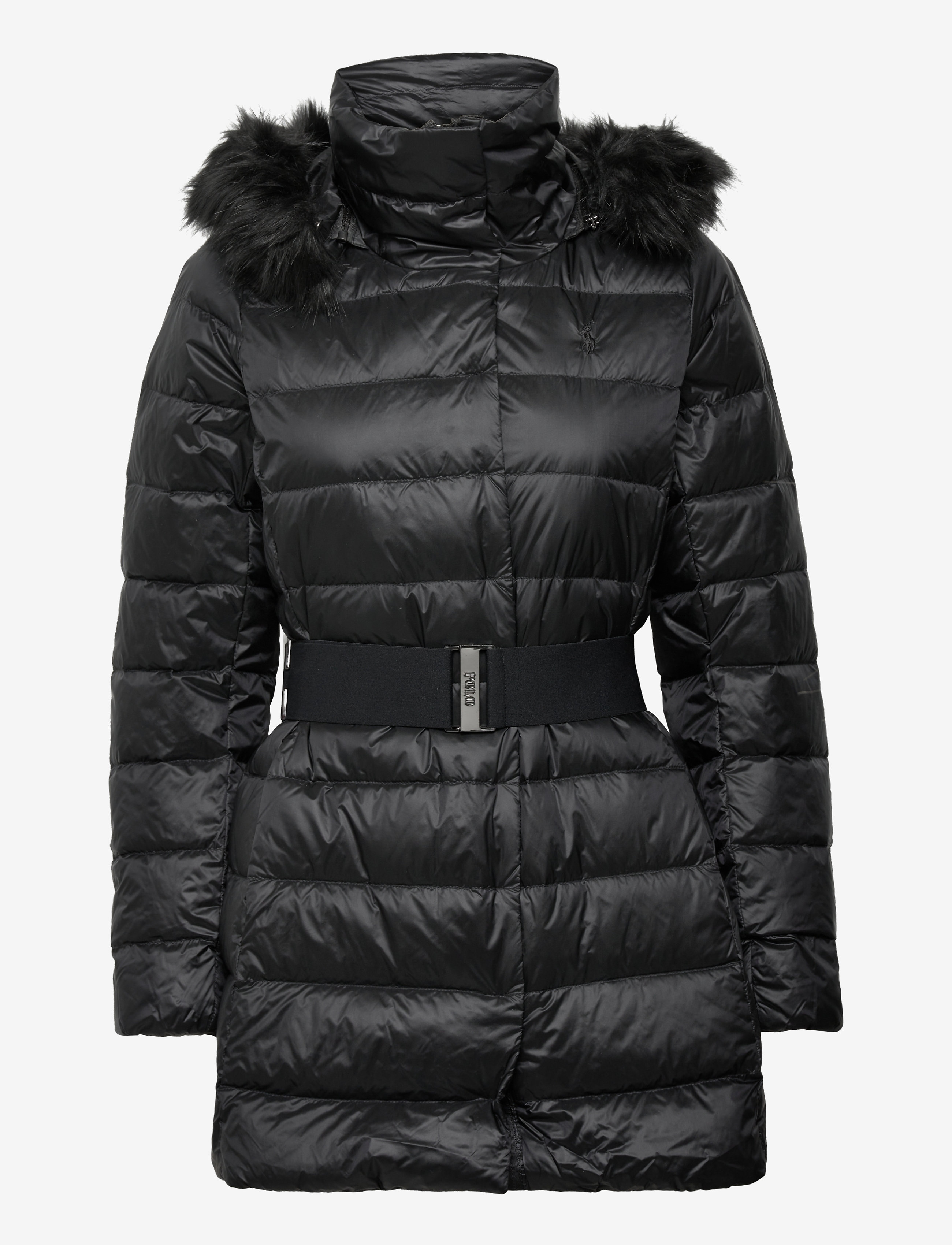 Polo Ralph Lauren - Water-Repellant Down Hooded Jacket - polo black - 0