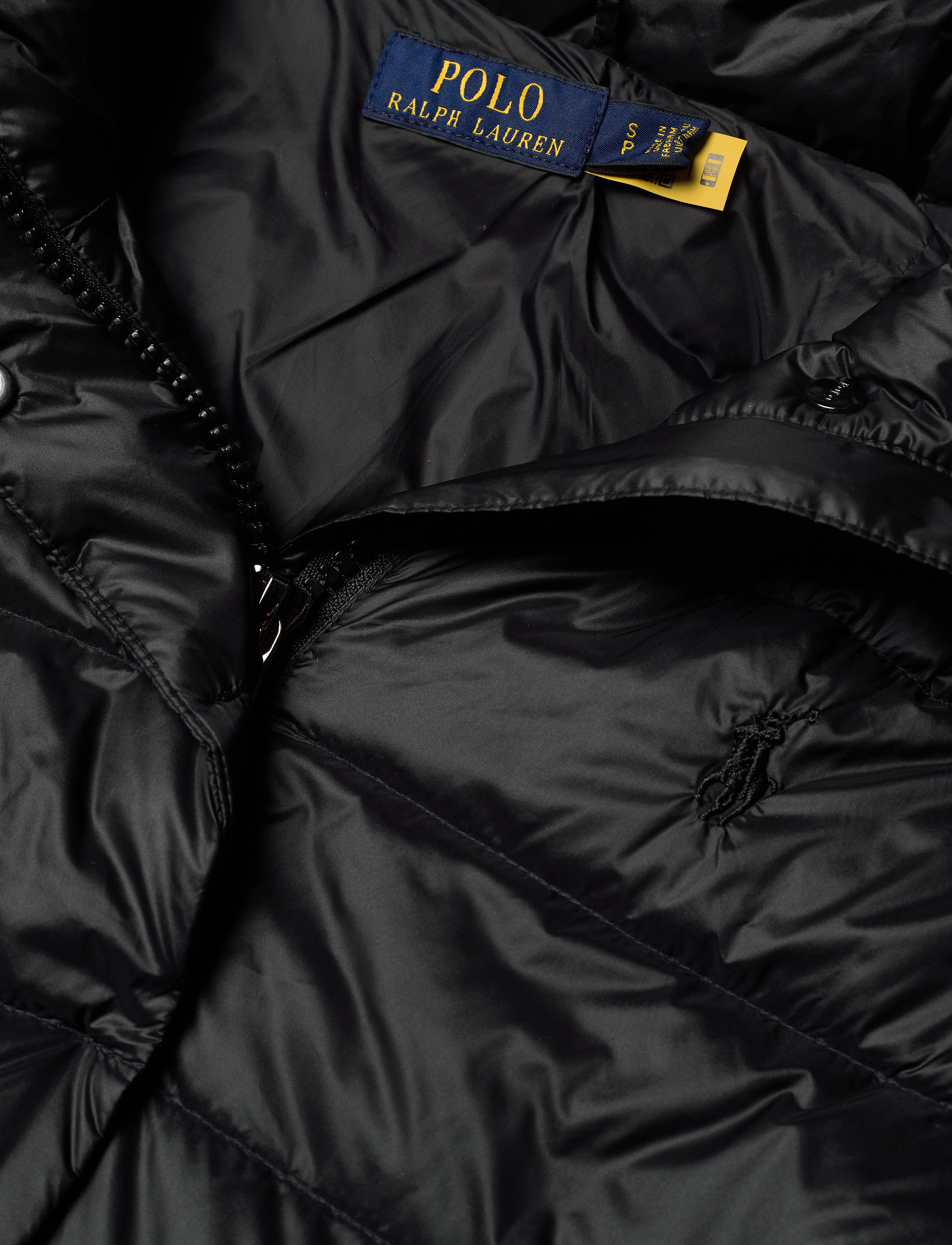 Polo Ralph Lauren - Water-Resistant Down Hooded Vest - polo black - 2