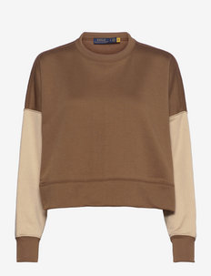 Color-Blocked Cropped Fleece Sweatshirt, Polo Ralph Lauren