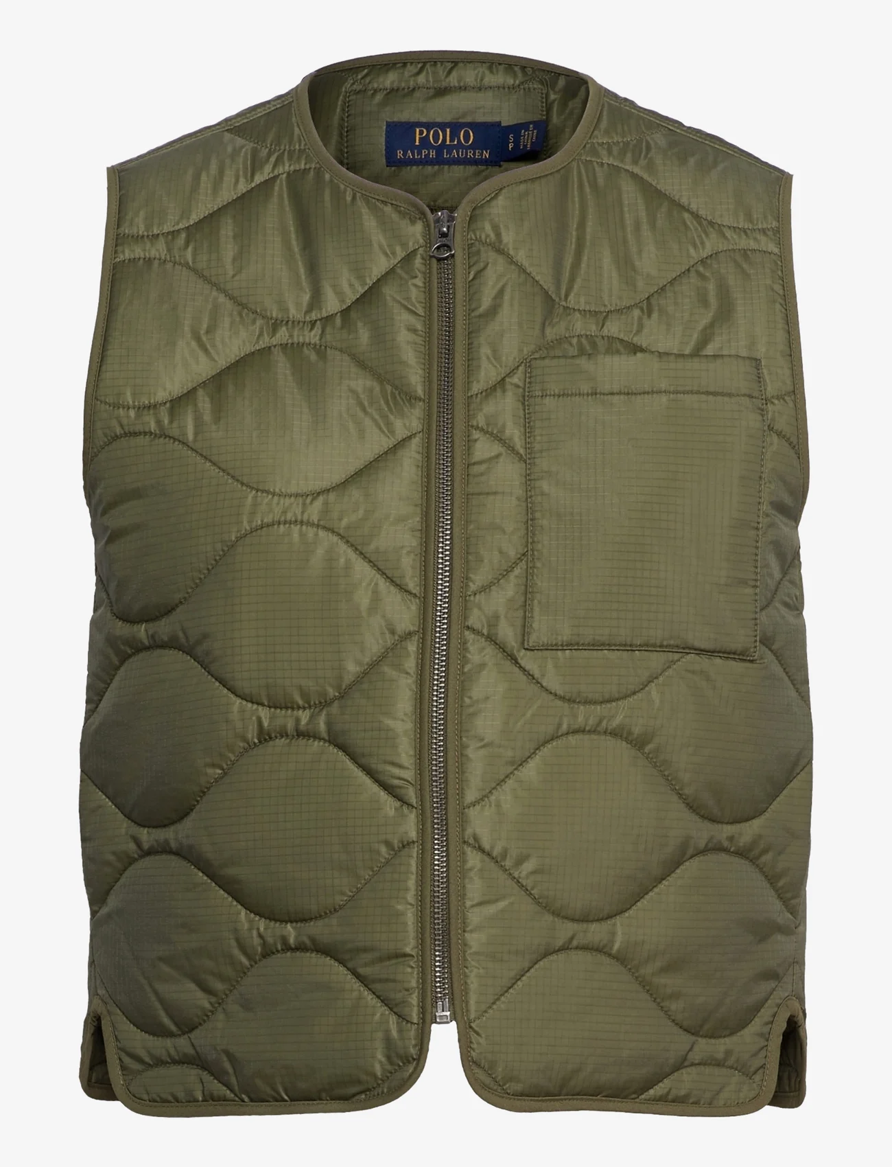 Polo Ralph Lauren - Water-Repellant Quilted Ripstop Vest - down- & padded jackets - dark sage - 0