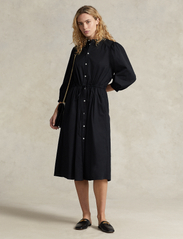 Polo Ralph Lauren - Cotton Broadcloth Dress - marškinių tipo suknelės - polo black - 2