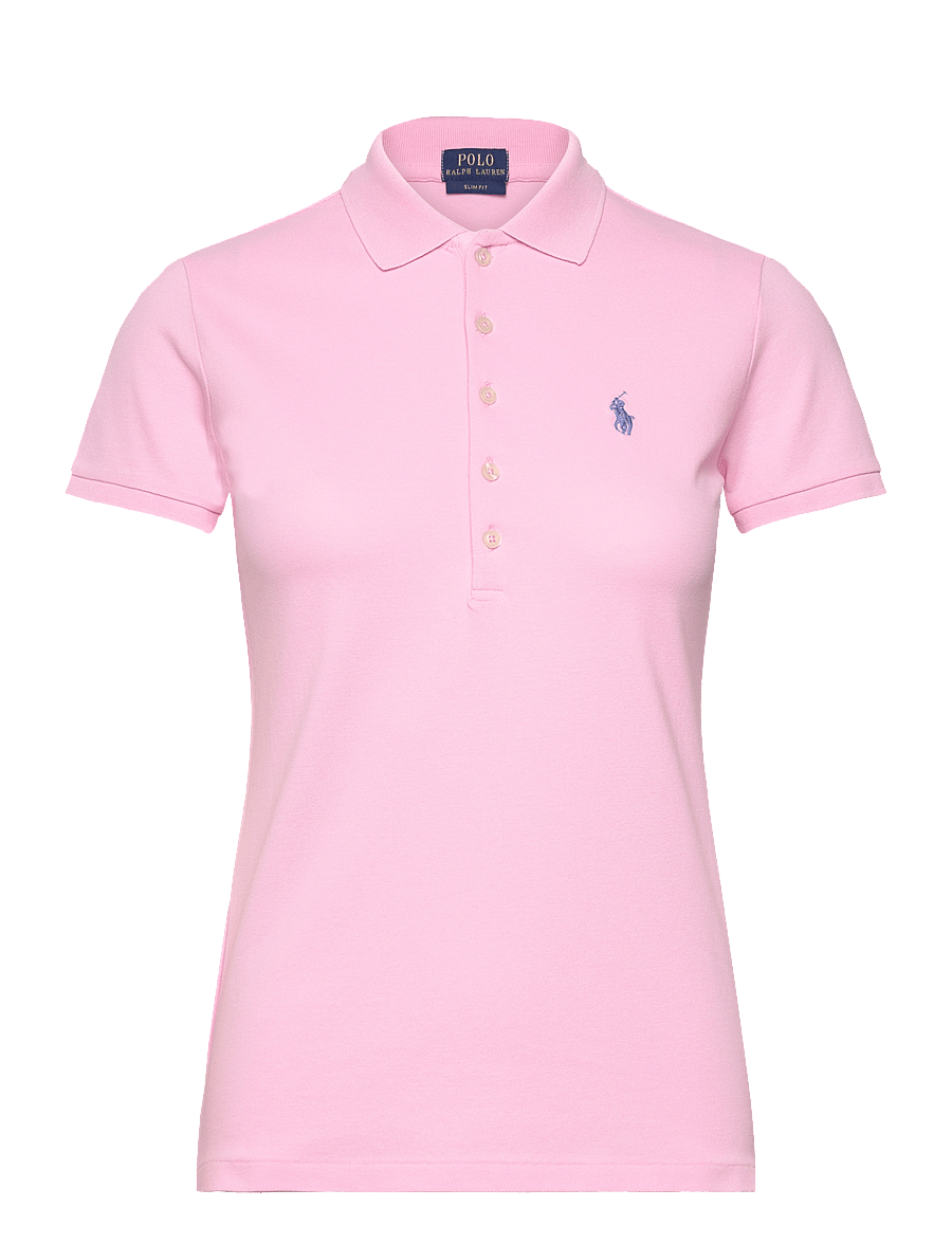 Polo Ralph Lauren - Slim Fit Stretch Polo Shirt - polo skyrtur - carmel pink - 1