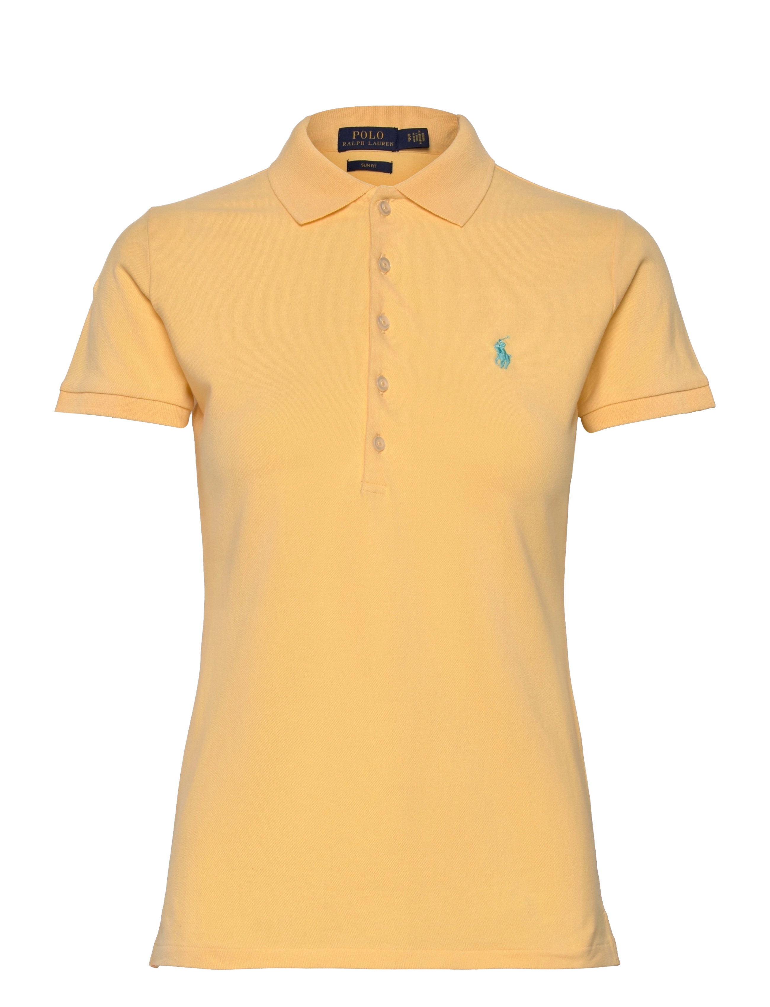 Polo Ralph Lauren Slim Fit Stretch Polo Shirt - Nyheder - CORN YELLOW/C6103 / orange
