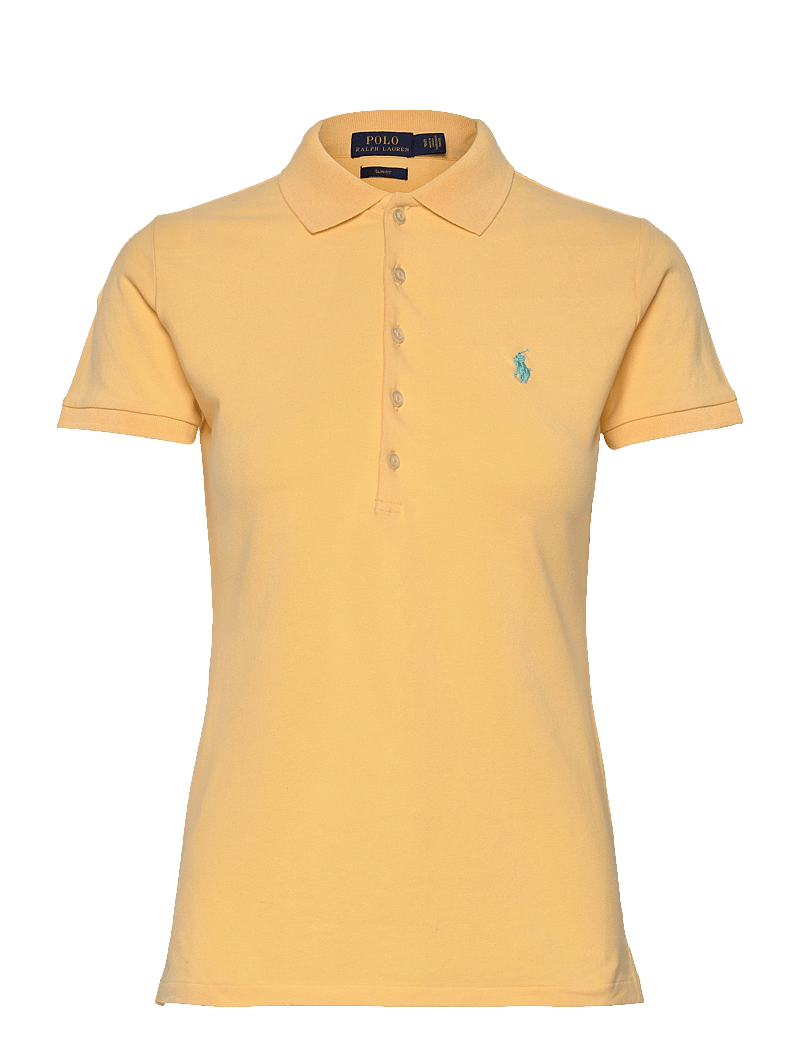 Polo Ralph Lauren - Slim Fit Stretch Polo Shirt - t-shirts & tops - corn yellow/c6103 - 0