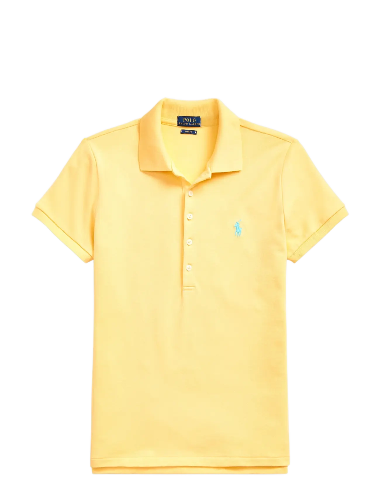 Polo Ralph Lauren Slim Fit Stretch Polo Shirt - Erbjudanden - CORN YELLOW/C6103 / orange