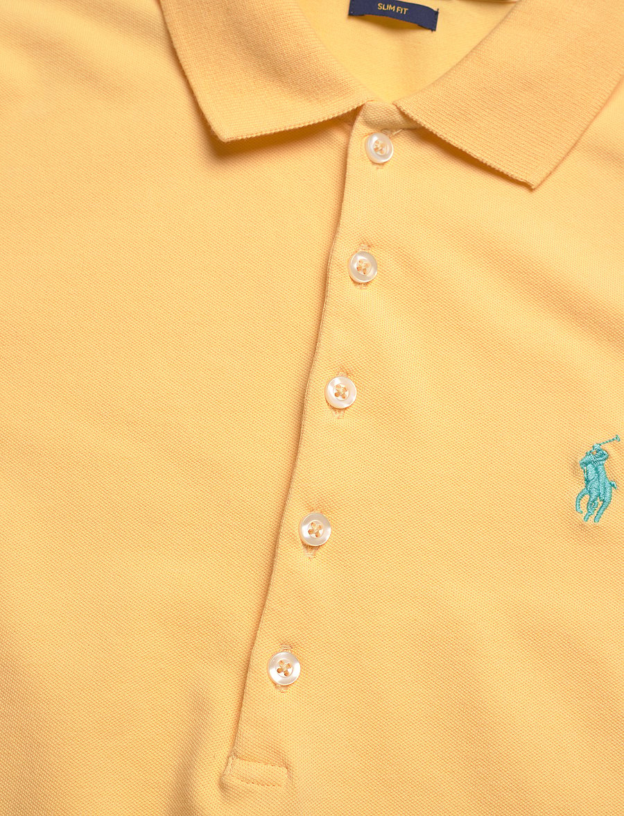 Polo Ralph Lauren - Slim Fit Stretch Polo Shirt - polos - corn yellow/c6103 - 5