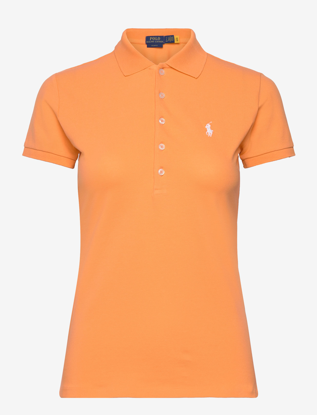 Polo Ralph Lauren - Slim Fit Stretch Polo Shirt - poloskjorter - key west orange - 0