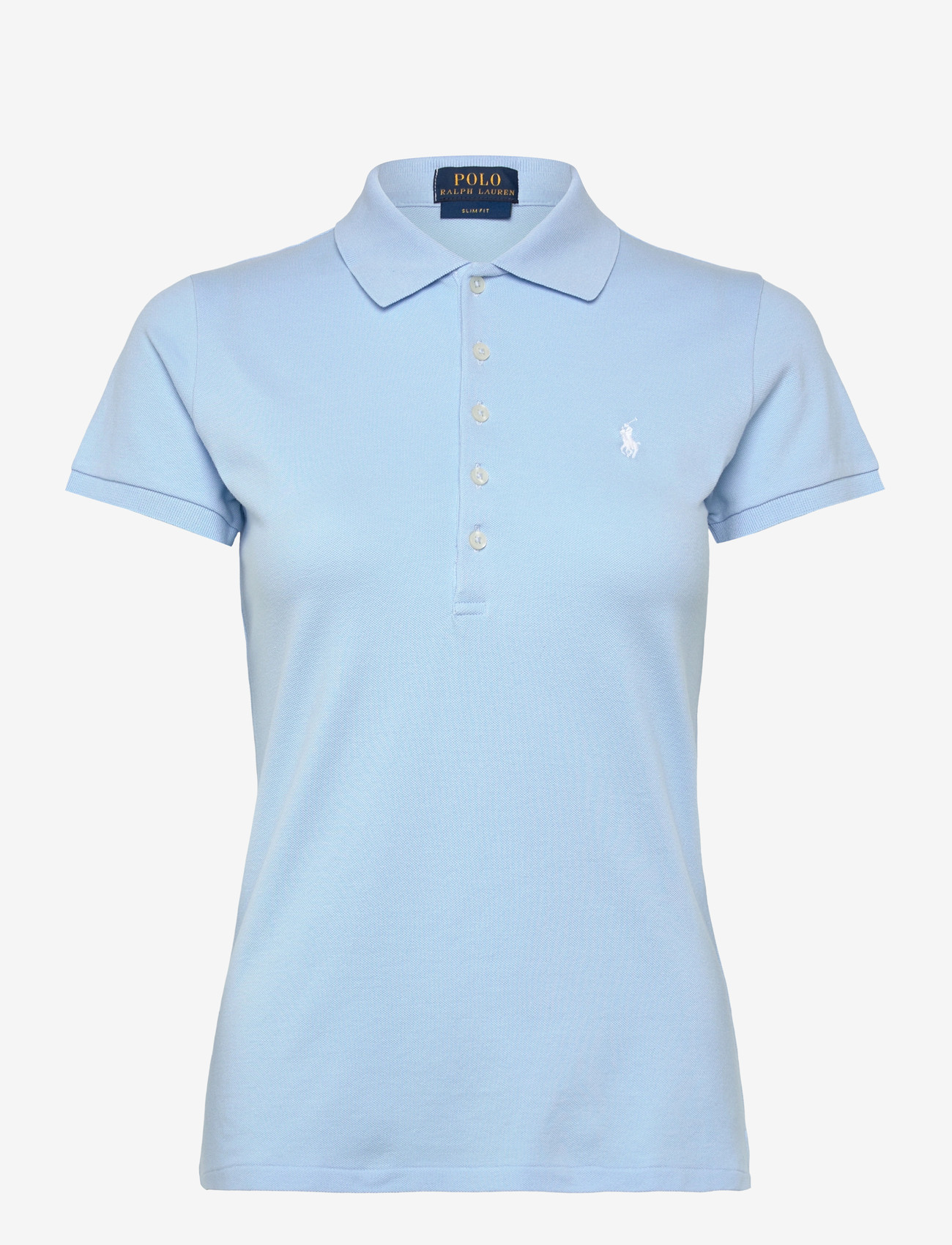 Polo Ralph Lauren - Slim Fit Stretch Polo Shirt - t-shirts & tops - office blue/c1750 - 0