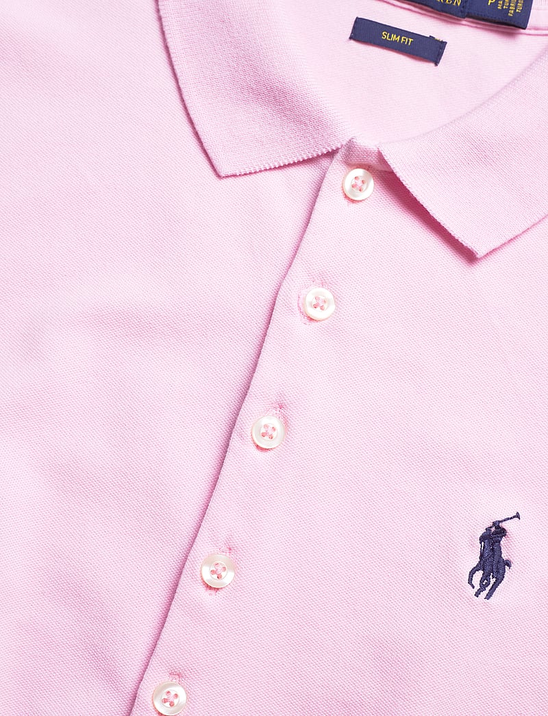 Polo Ralph Lauren - Slim Fit Stretch Polo Shirt - pikéer - pink - 3