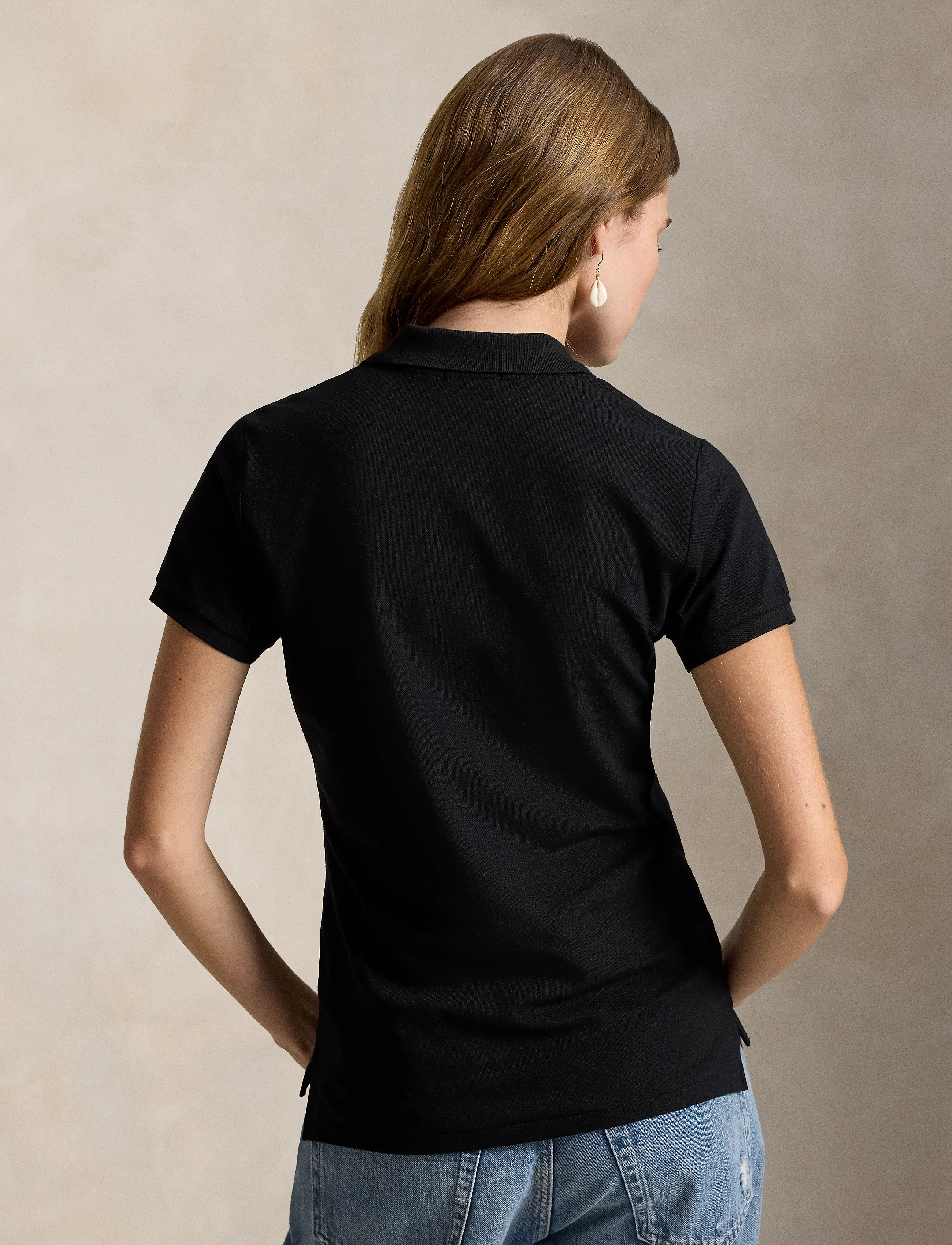 Polo Ralph Lauren - Slim Fit Stretch Polo Shirt - poloskjorter - polo black/white - 3