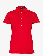 Slim Fit Stretch Polo Shirt - RL2000 RED/NAVY P