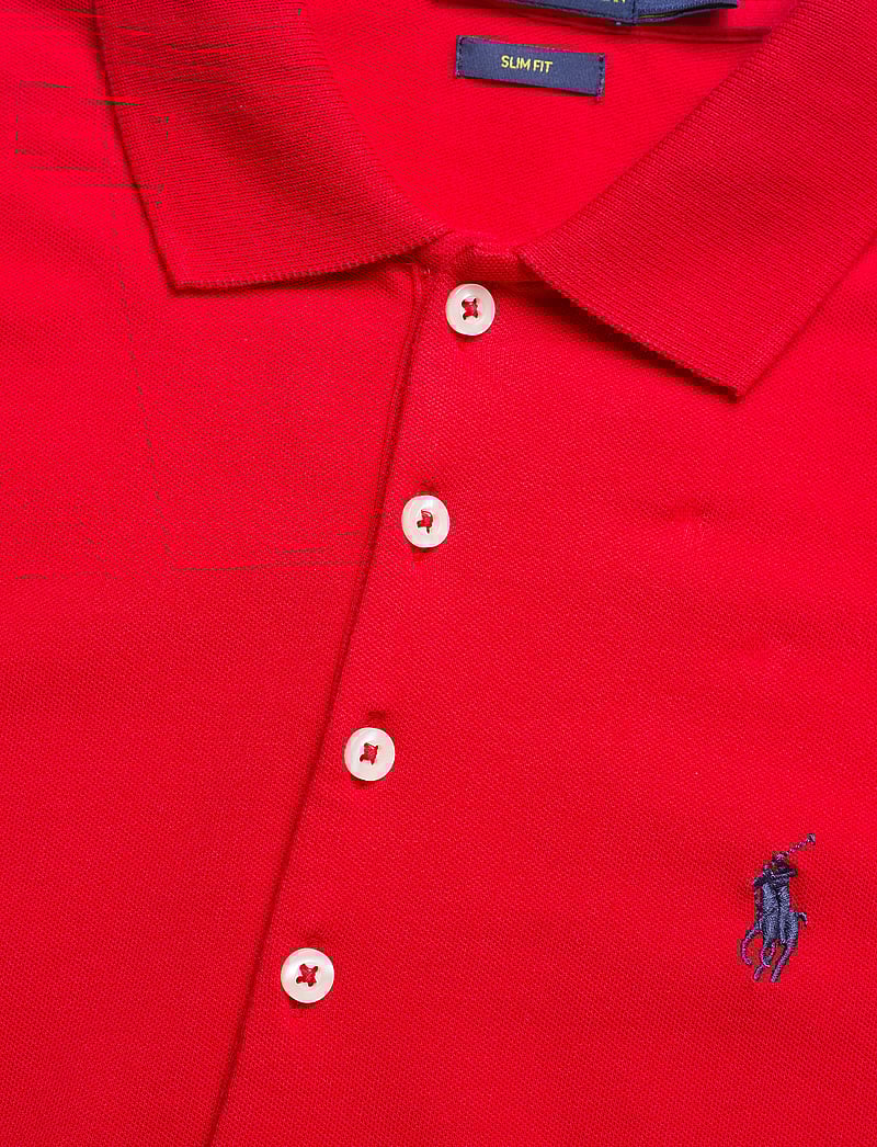 Polo Ralph Lauren - Slim Fit Stretch Polo Shirt - poloskjorter - rl2000 red/navy p - 2