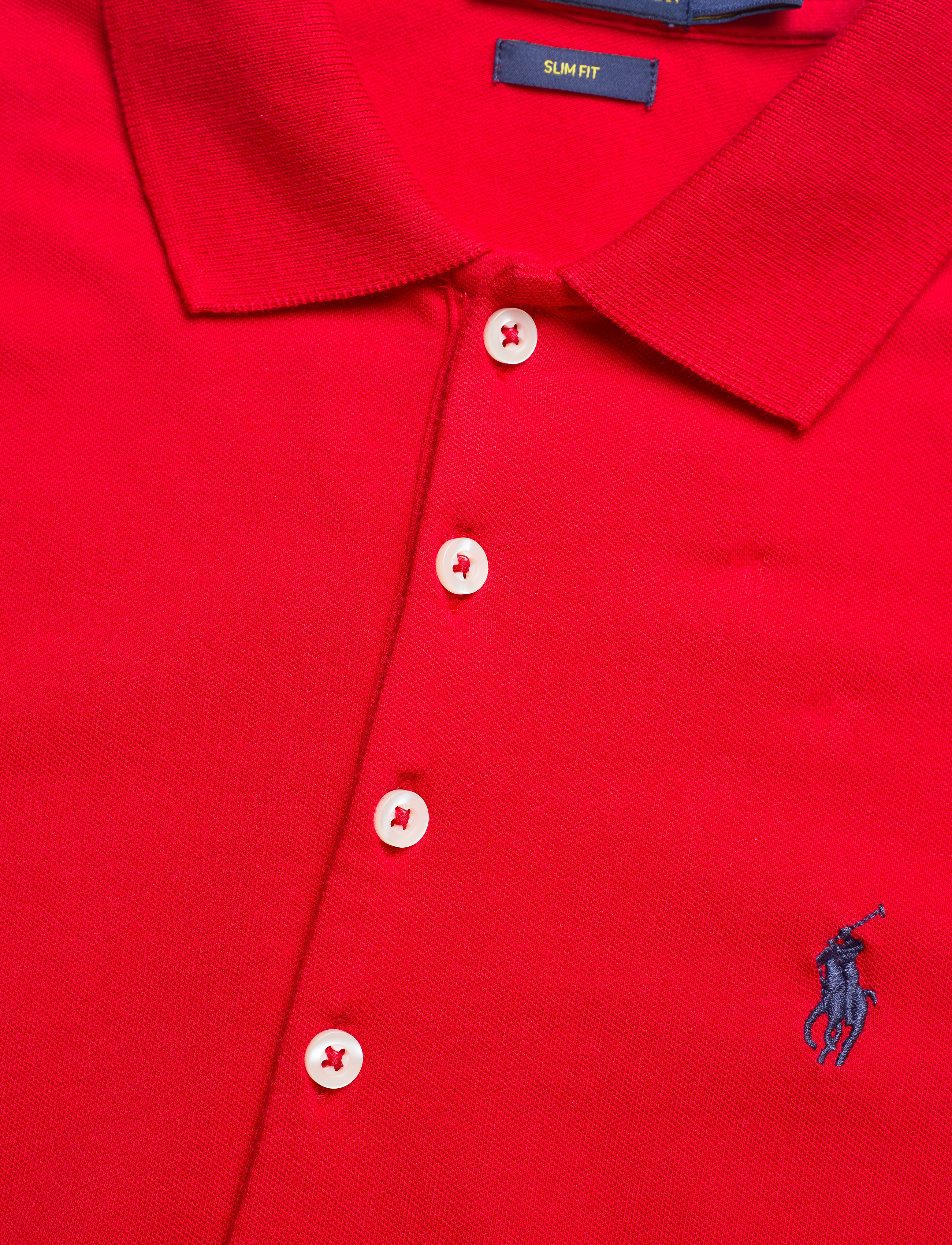 Polo Ralph Lauren - Slim Fit Stretch Polo Shirt - poloskjorter - rl2000 red/navy p - 2