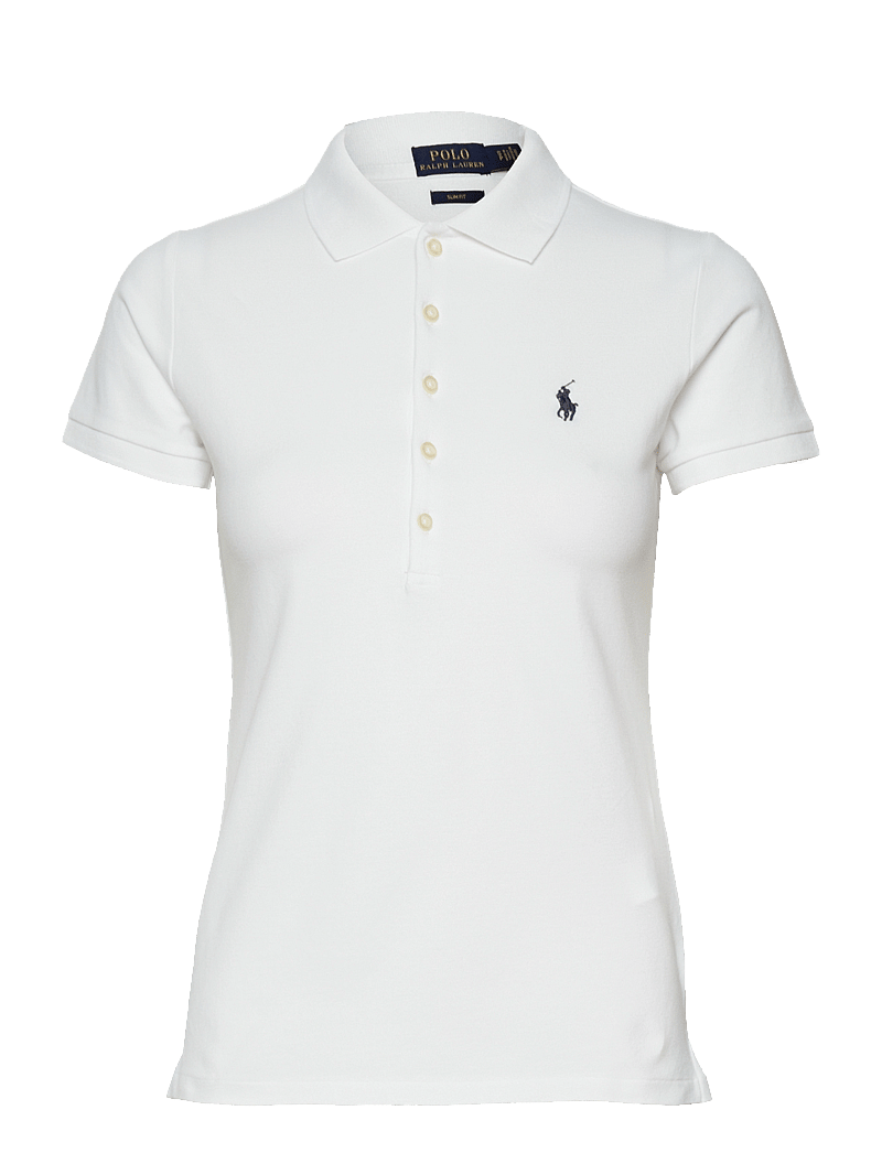 Polo Ralph Lauren - Slim Fit Stretch Polo Shirt - t-shirts & tops - white - 1