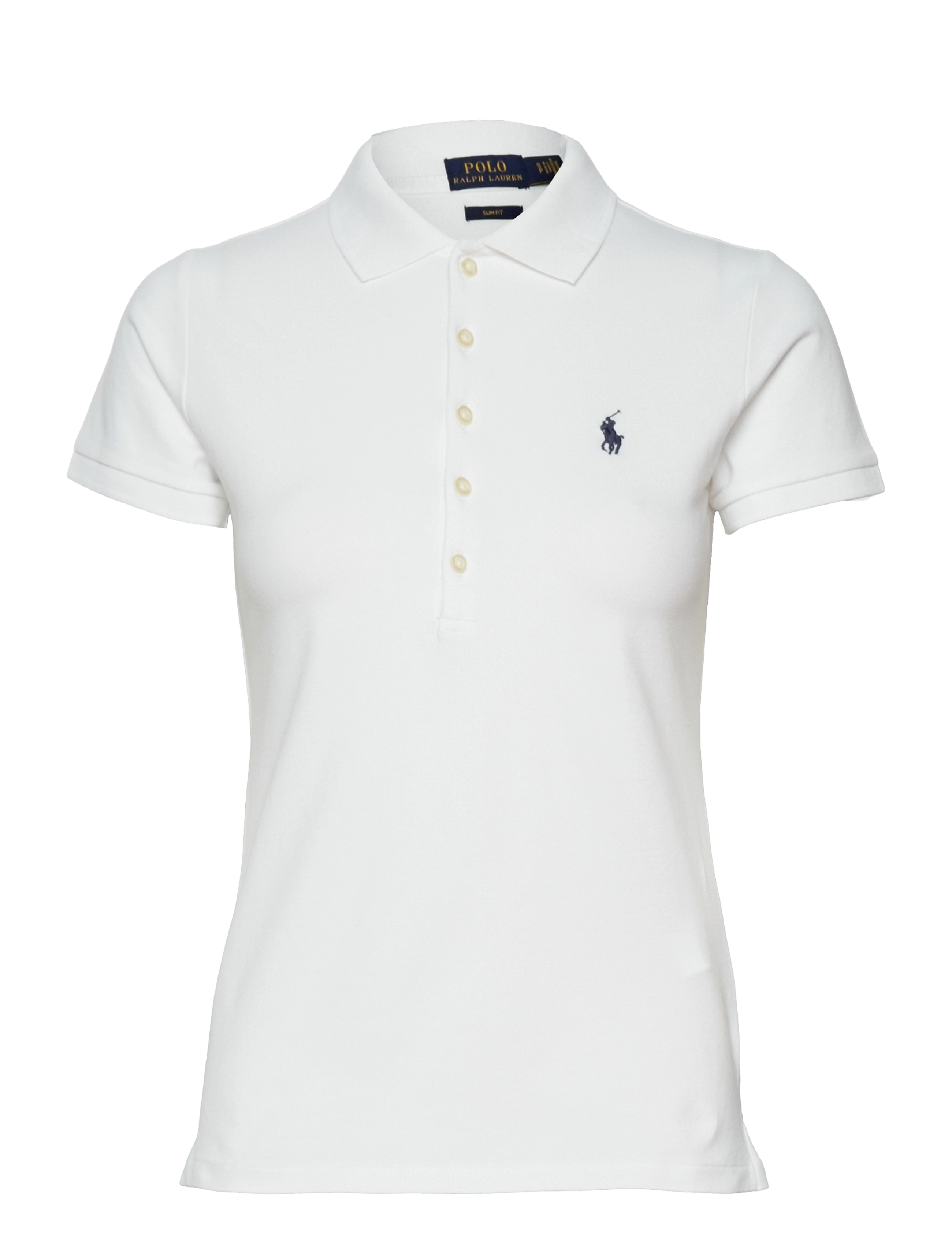 Polo Ralph Lauren - Slim Fit Stretch Polo Shirt - polosärgid - white - 1