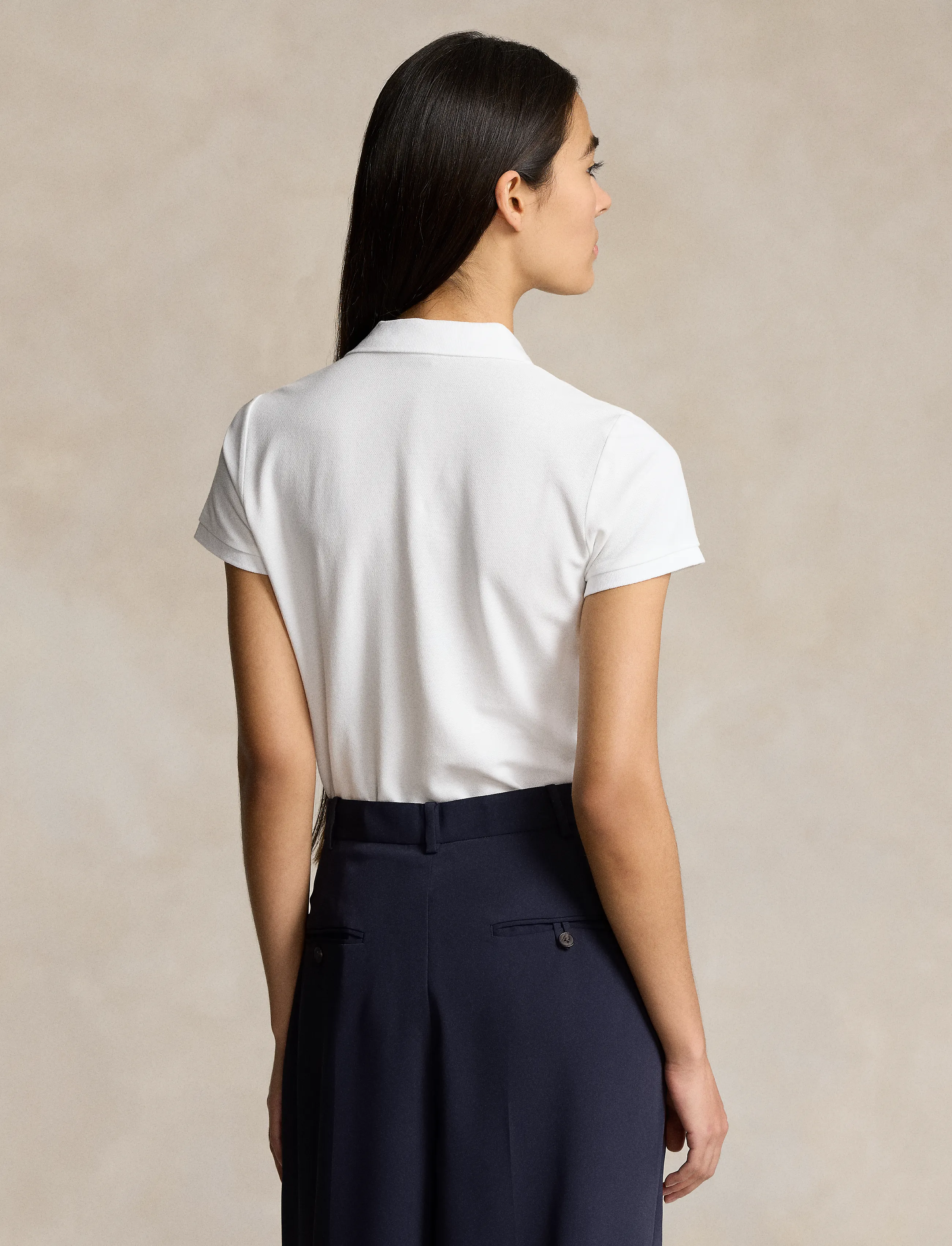Polo Ralph Lauren - Slim Fit Stretch Polo Shirt - polosärgid - white - 5