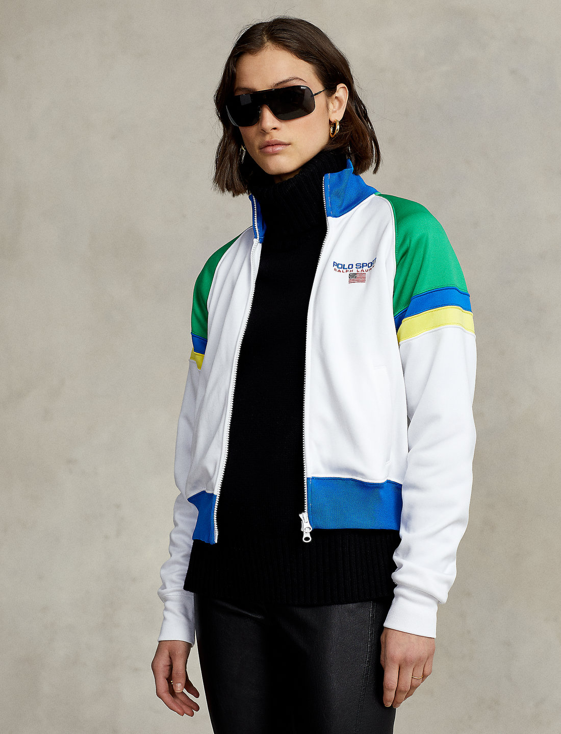 Polo sport zip up fleece best sale